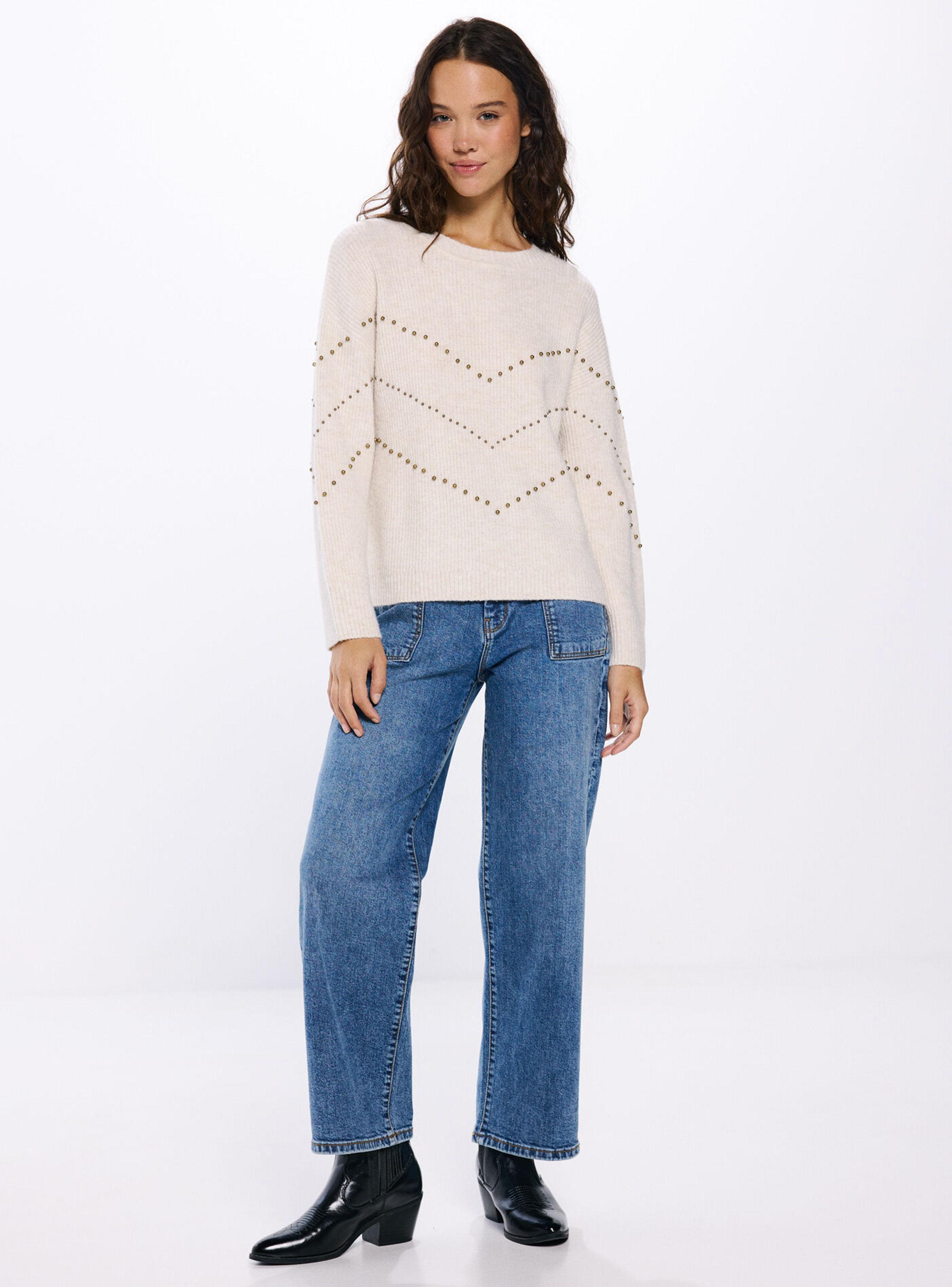Sweater Chevron Tachas-4