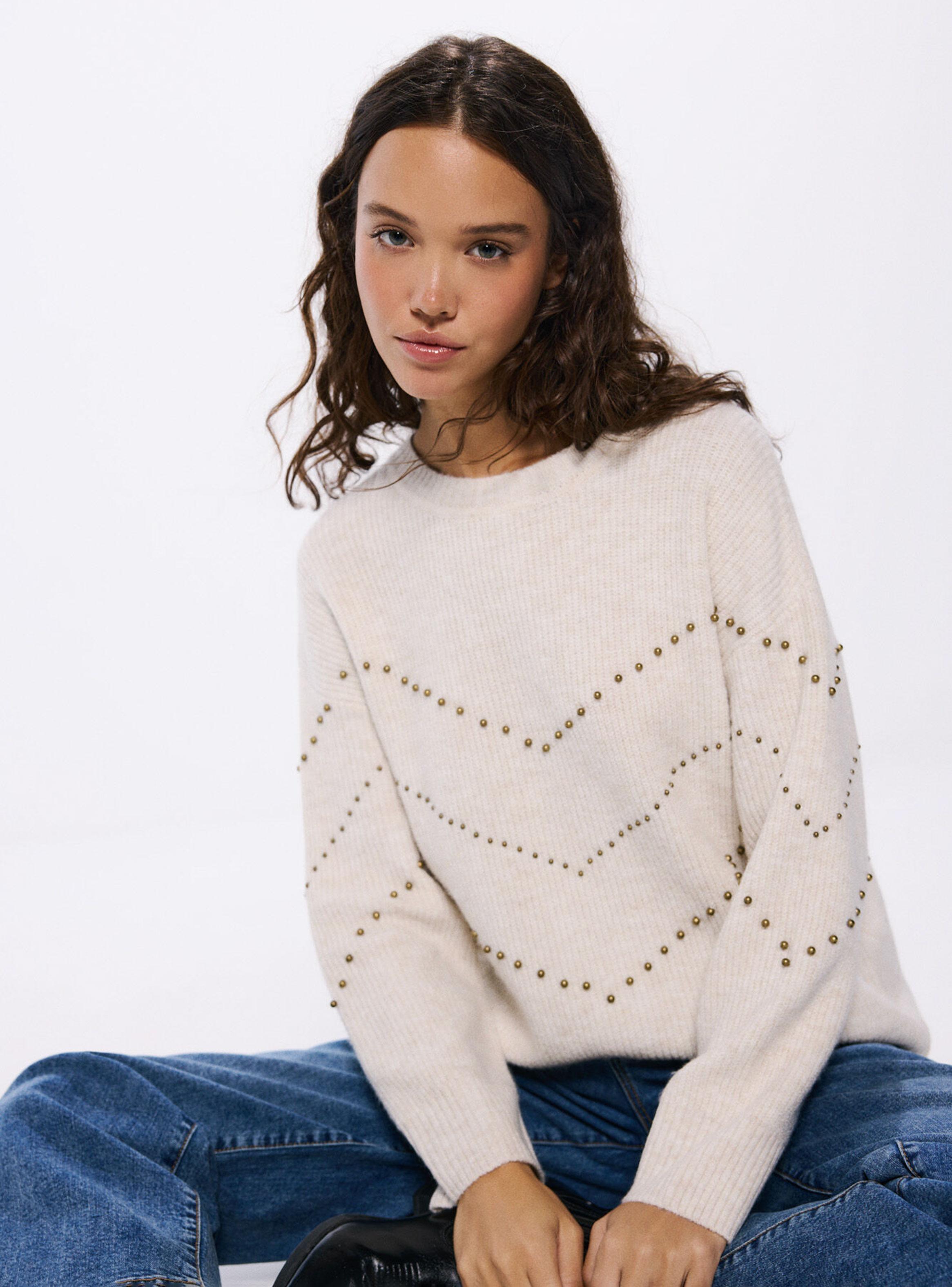 Sweater Chevron Tachas-2