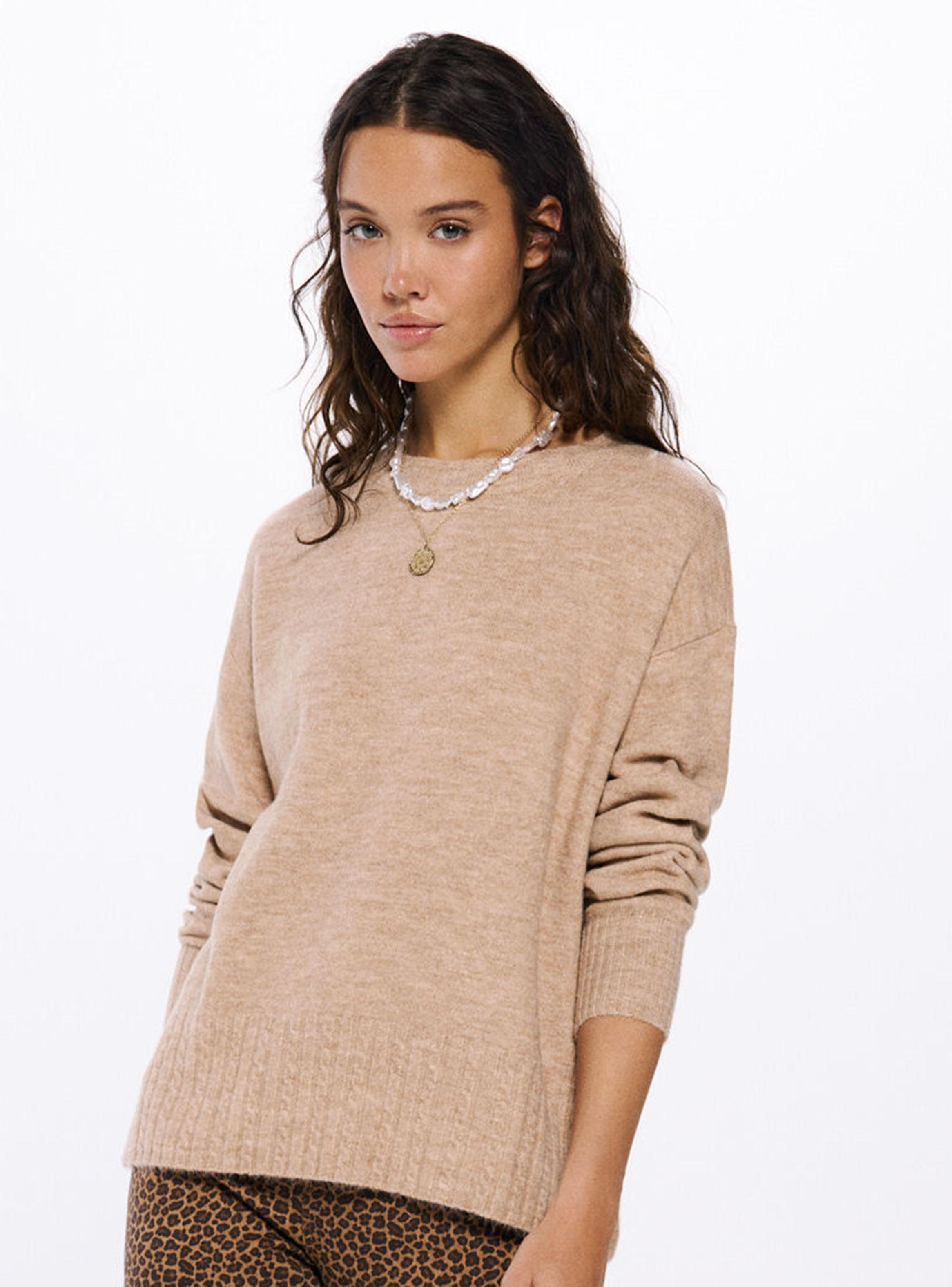 Sweater Bajo Rayas Relieve-2