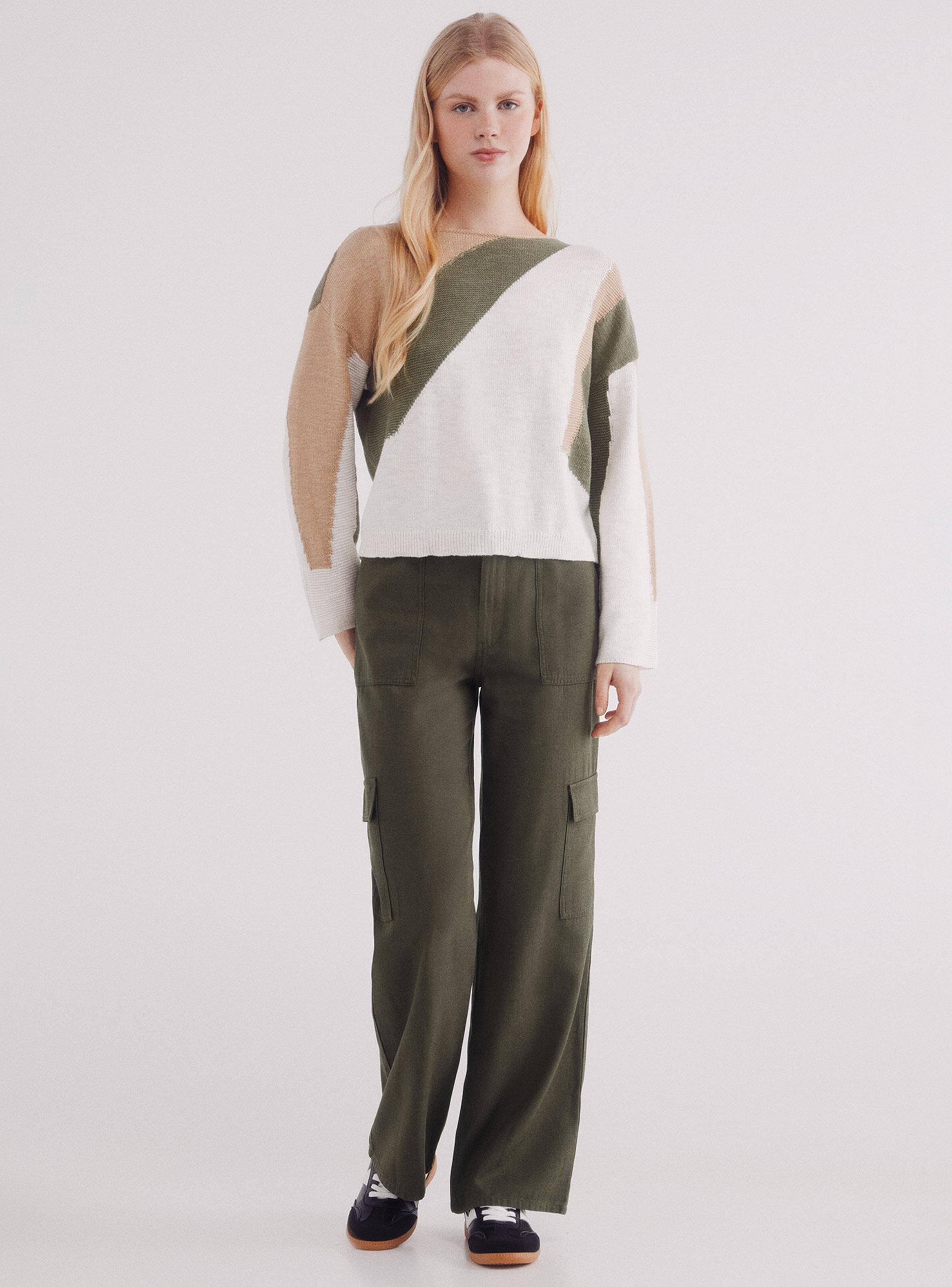 Sweater Color Block-3