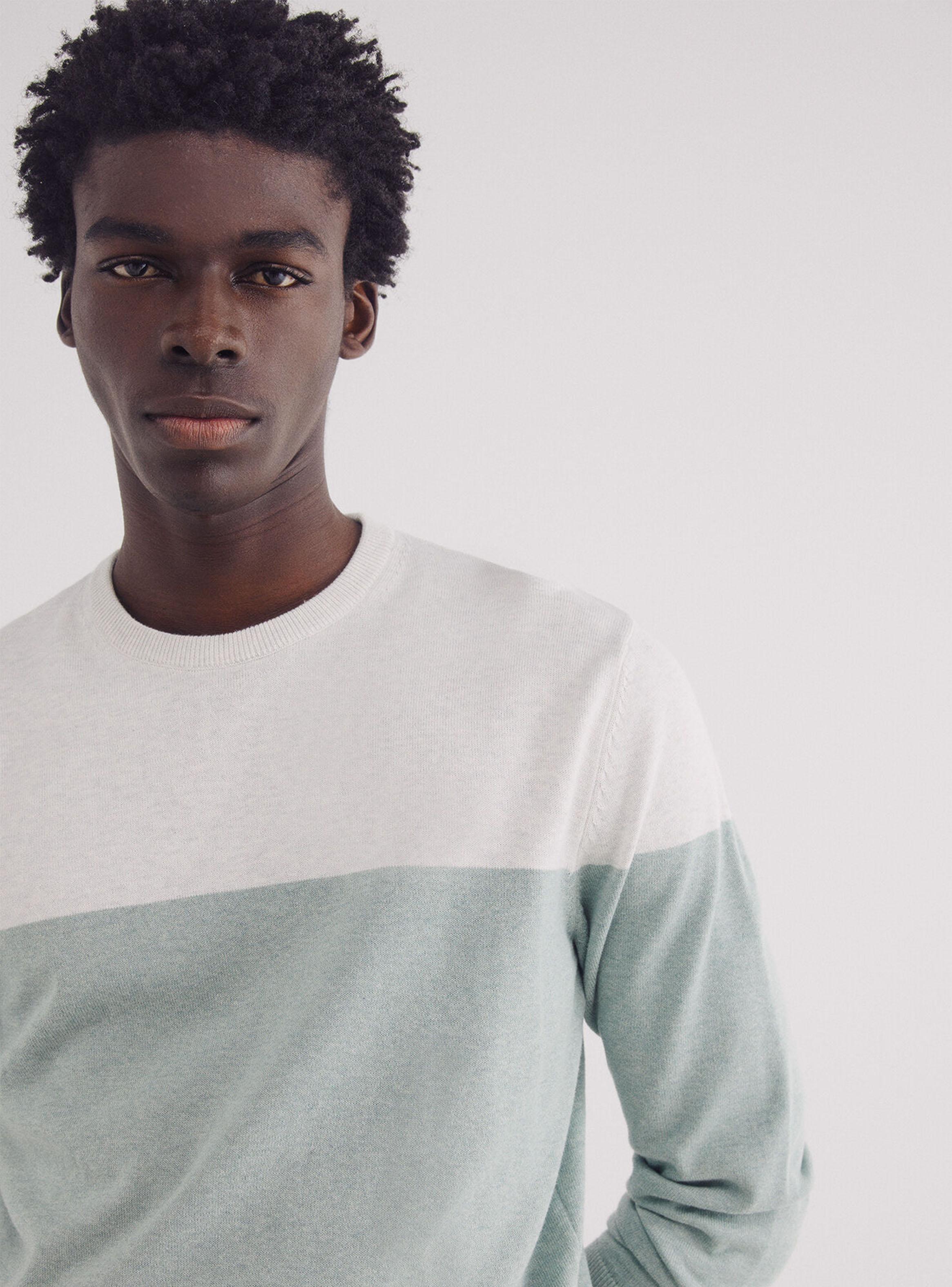 Sweater Básico Color Block-2