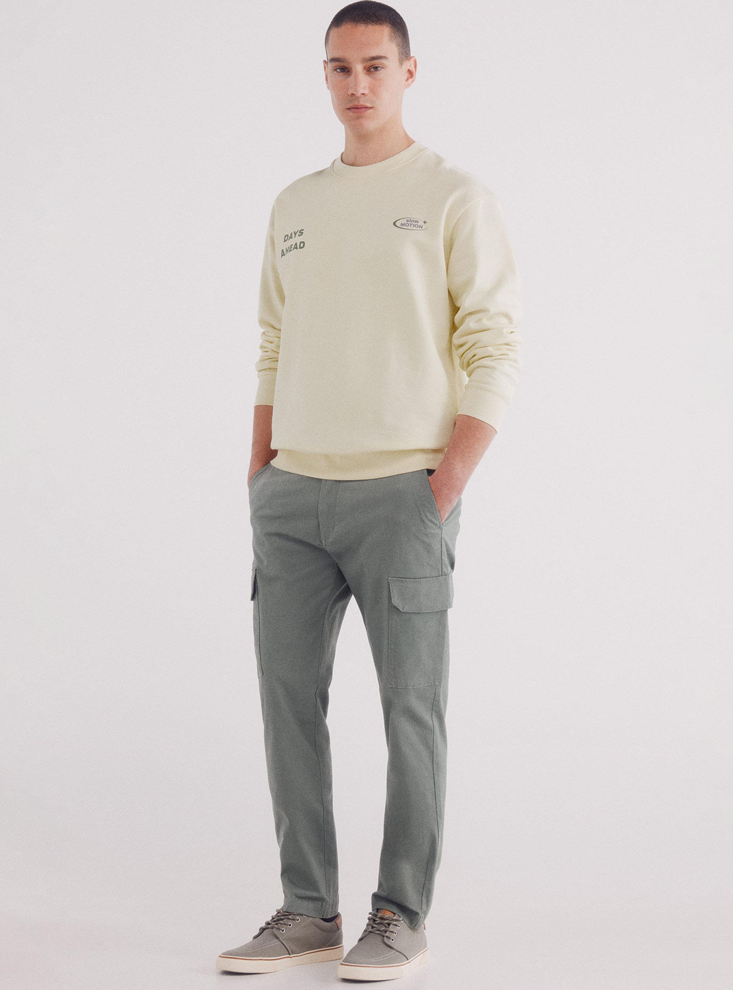 Pantalón Chino Cargo Comfort Slim Fit-4