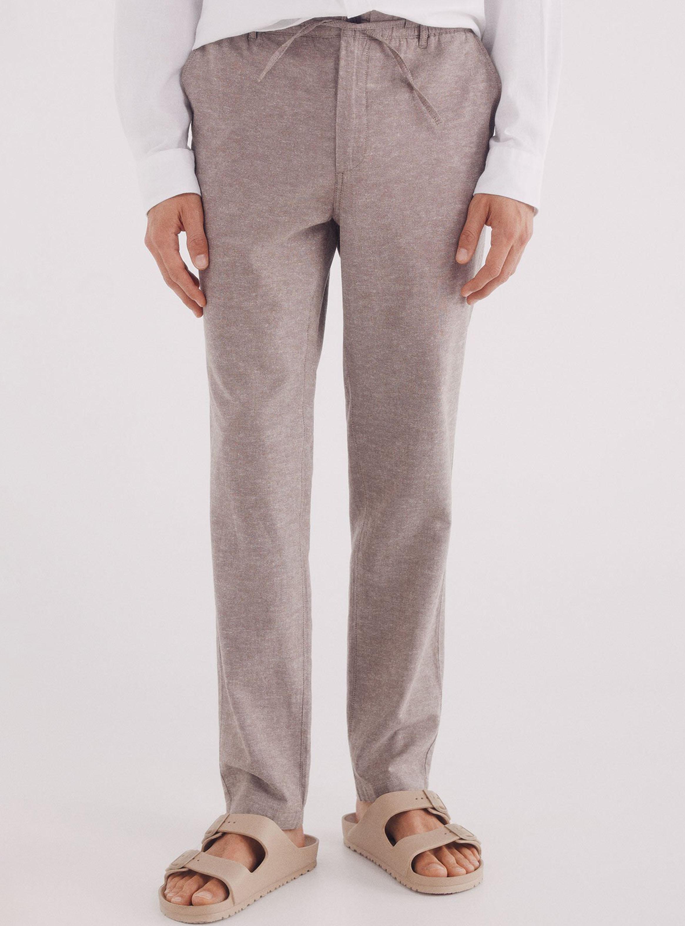 Pantalón Chino Lino Slim Fit-0