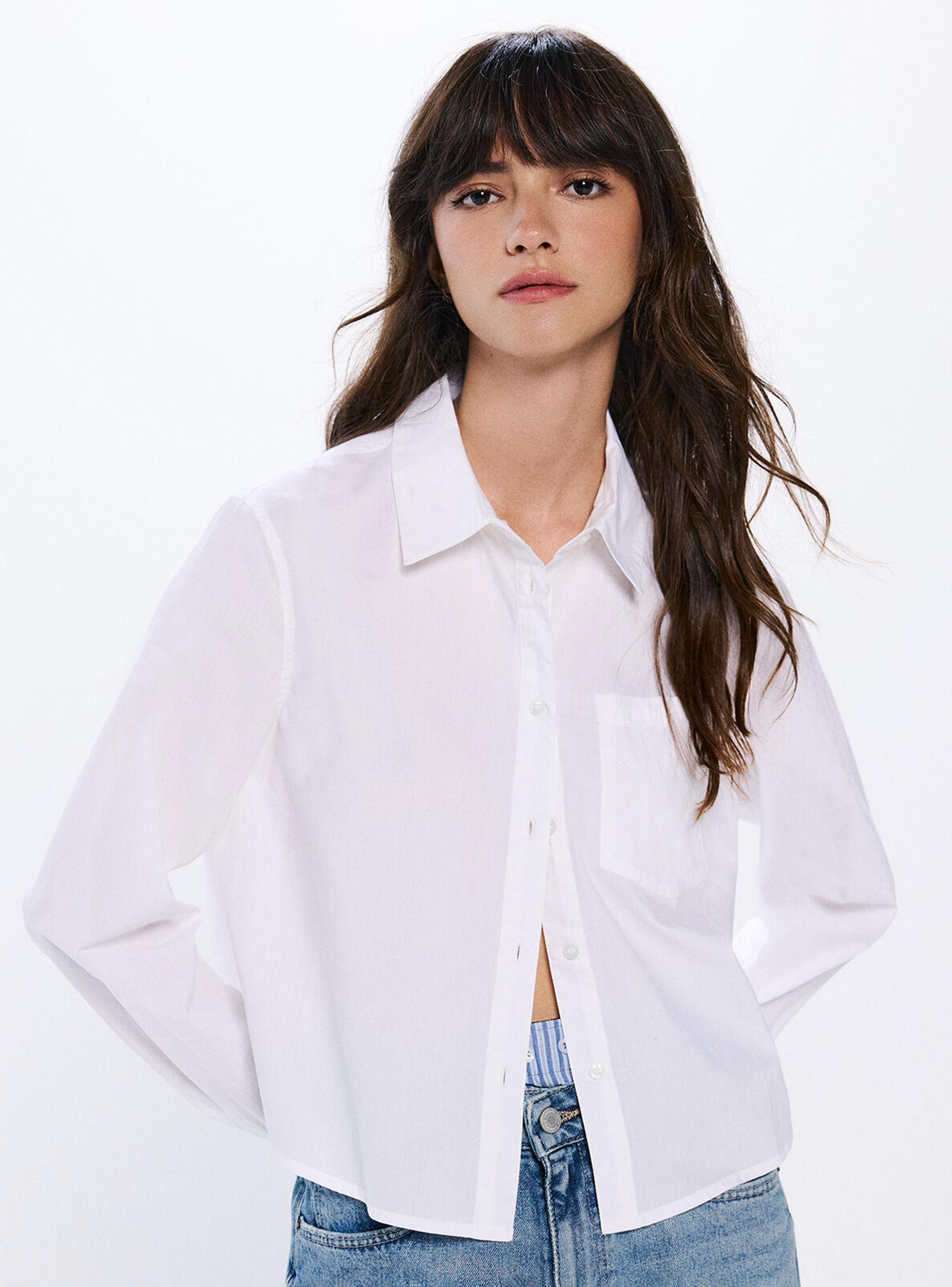 Camisa Popelín Cropped-0