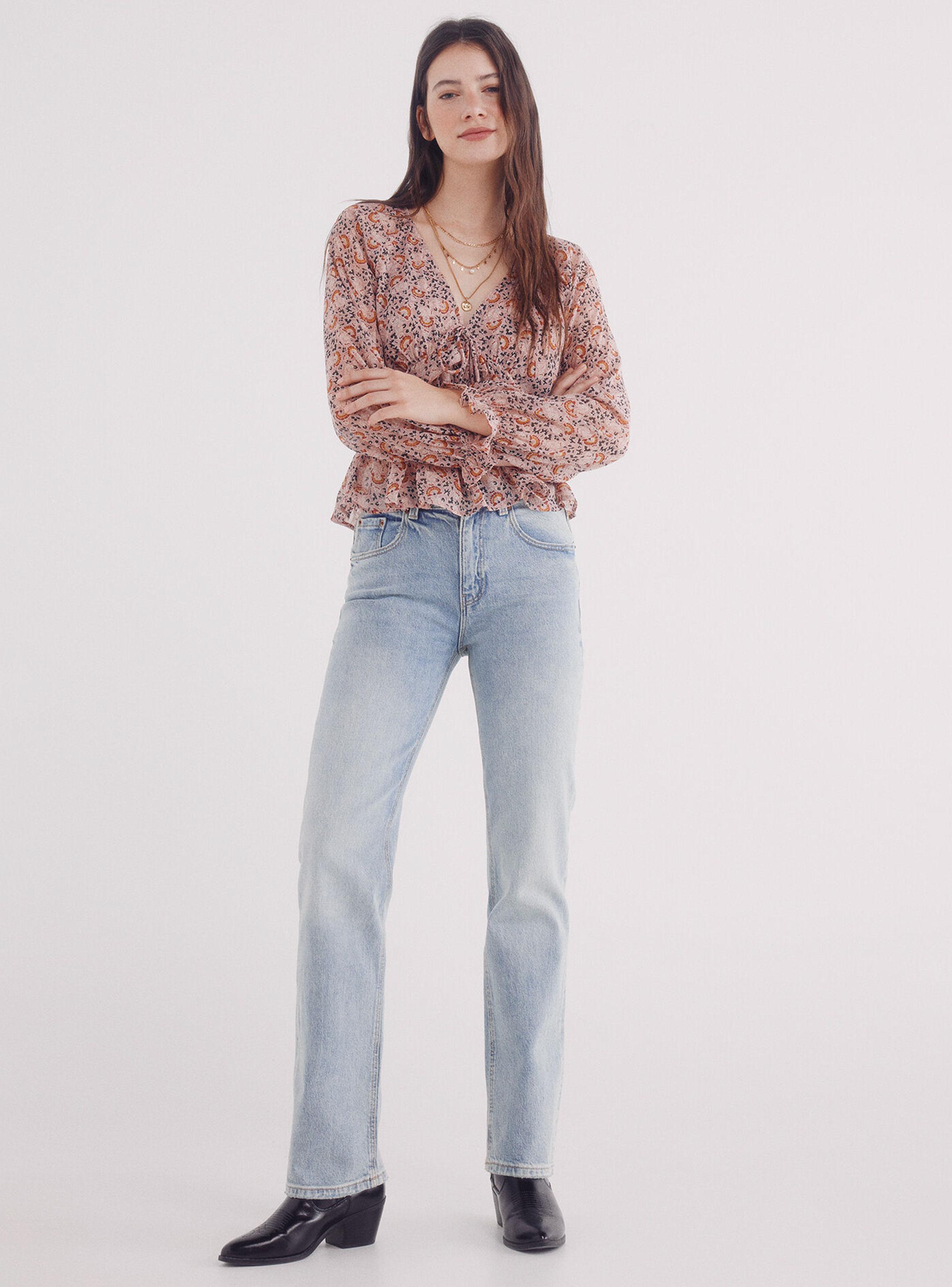 Blusa Gasa Estampada-3
