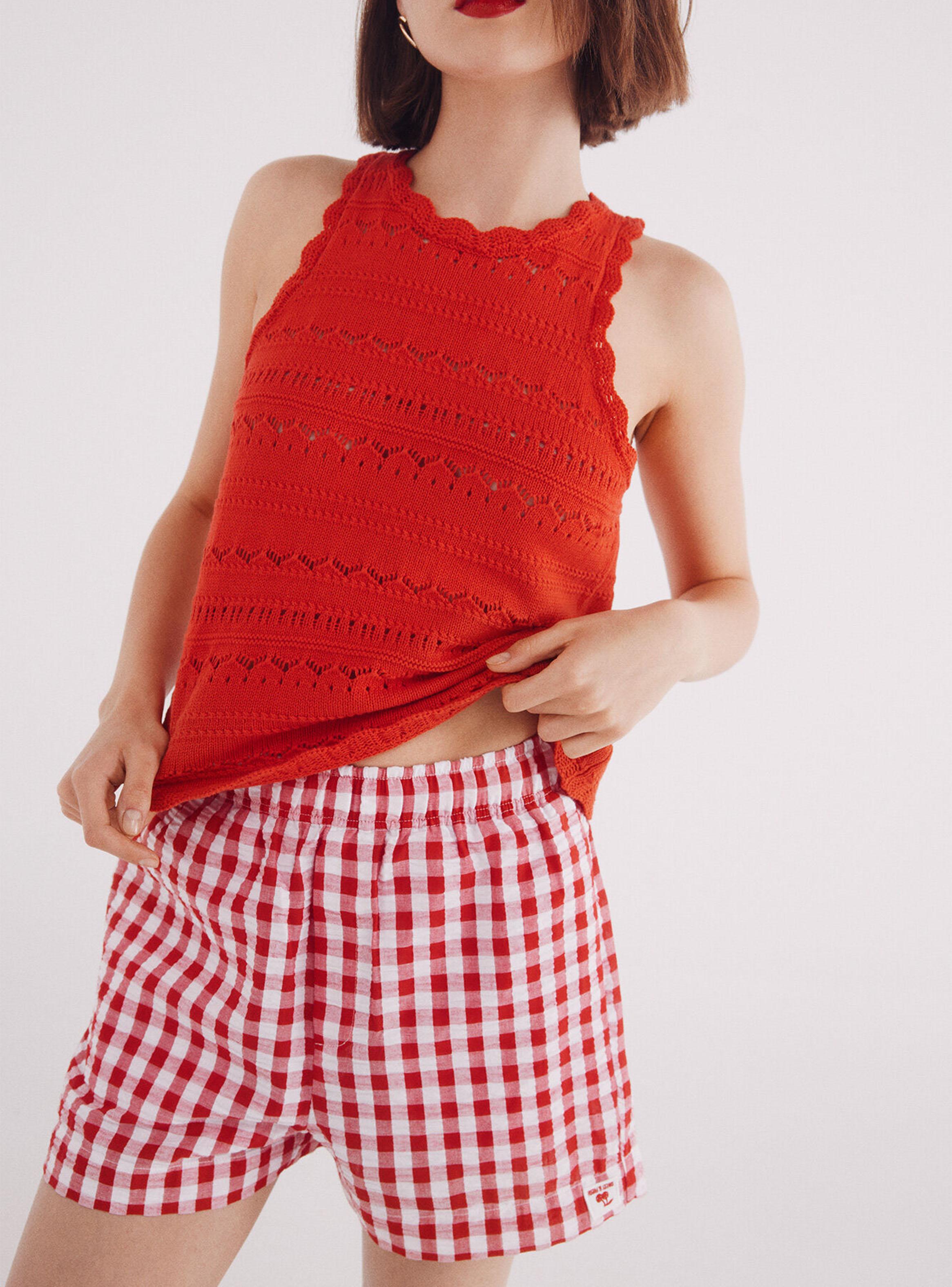 Short Cuadros Vichy-2