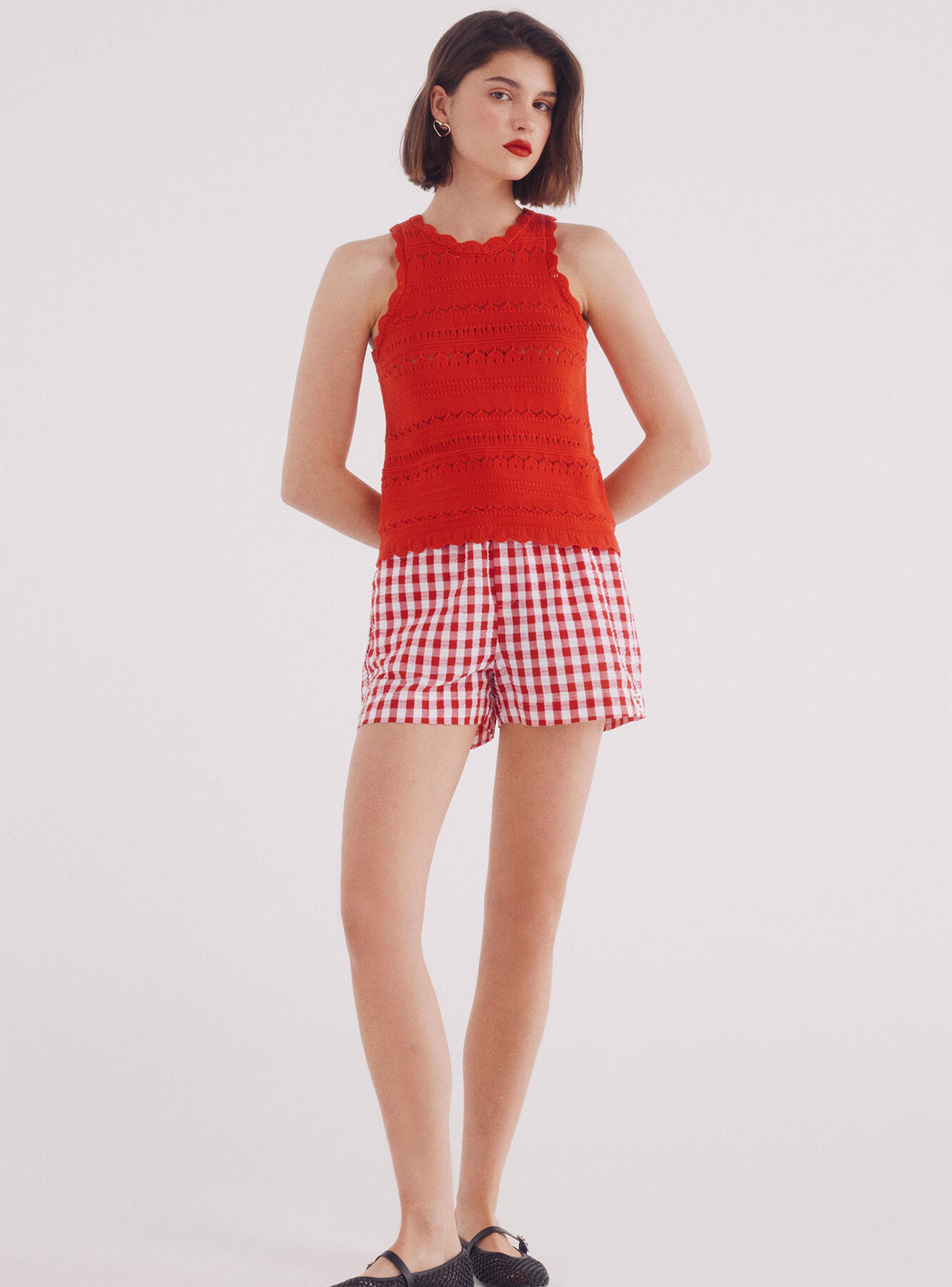 Short Cuadros Vichy-4