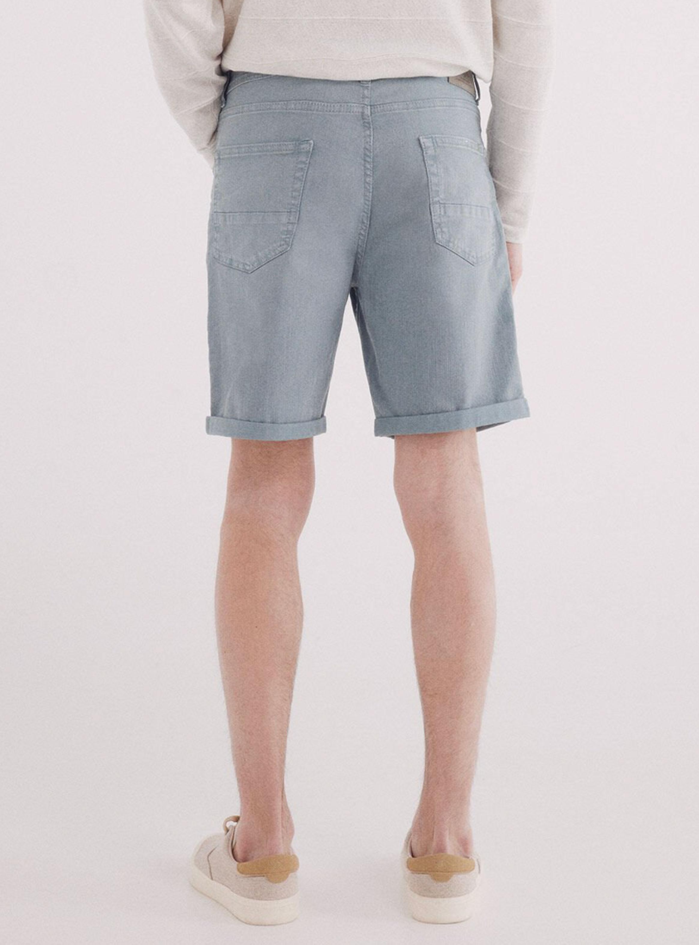 Shorts Color Lavado Slim Fit-1