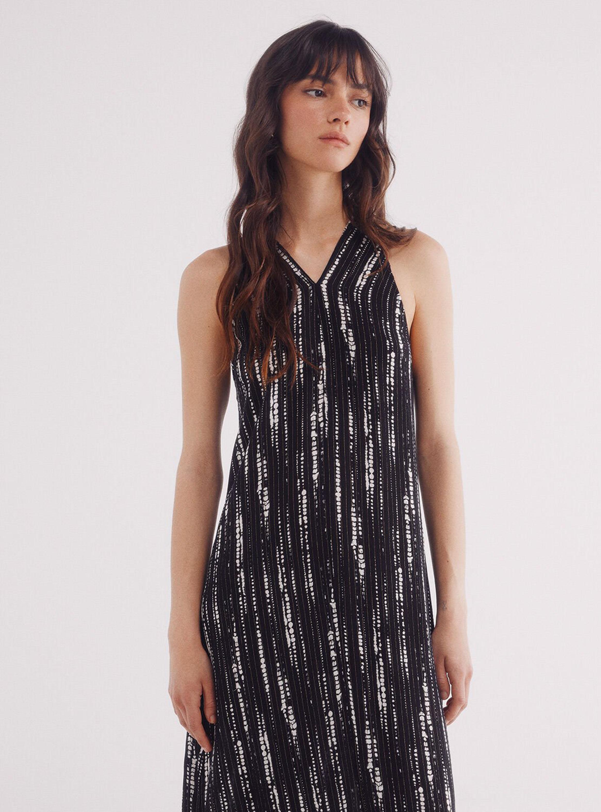 Vestido Midi Cuello Halter-2