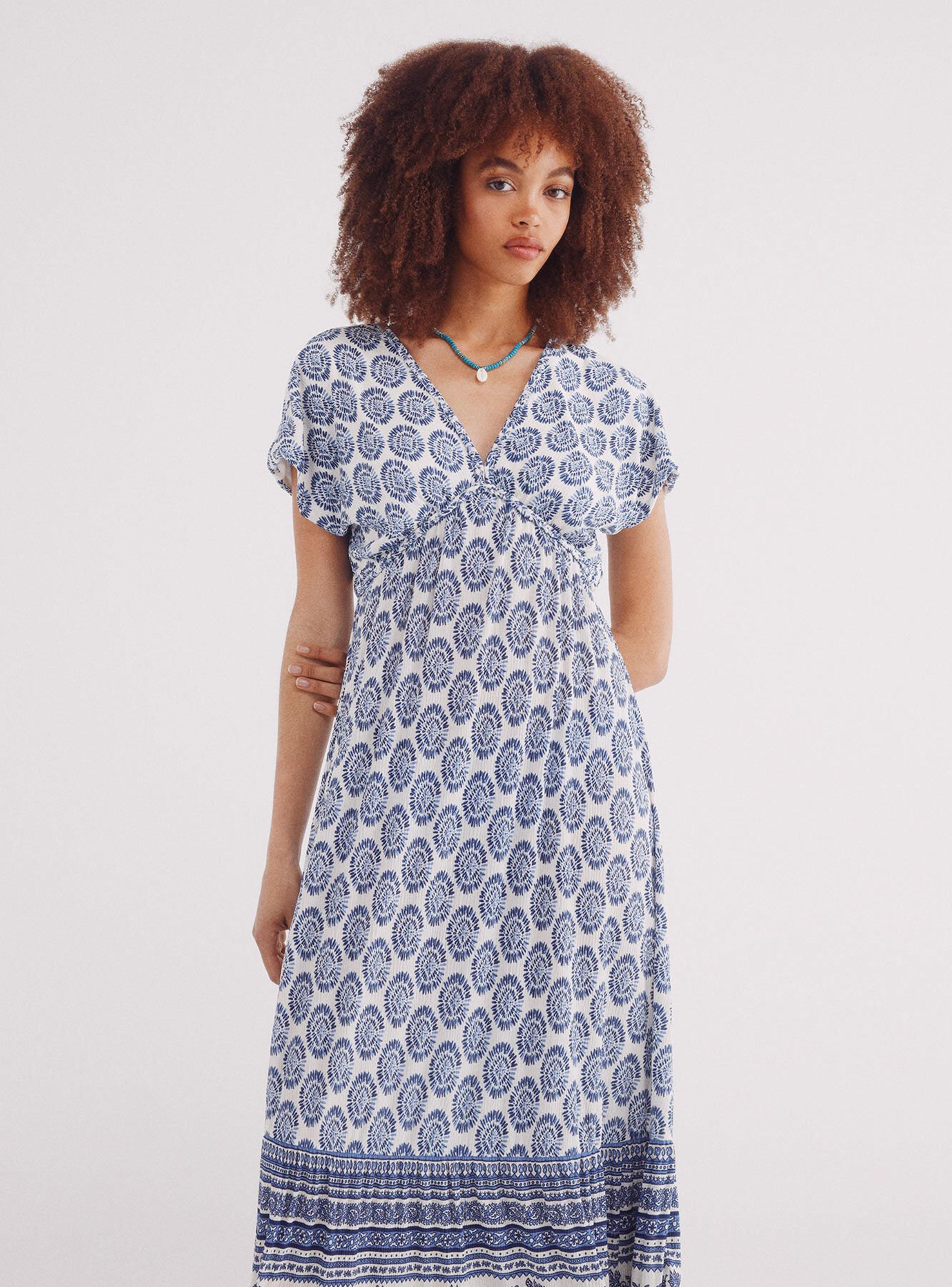 Vestido Midi Estampado Boho-2