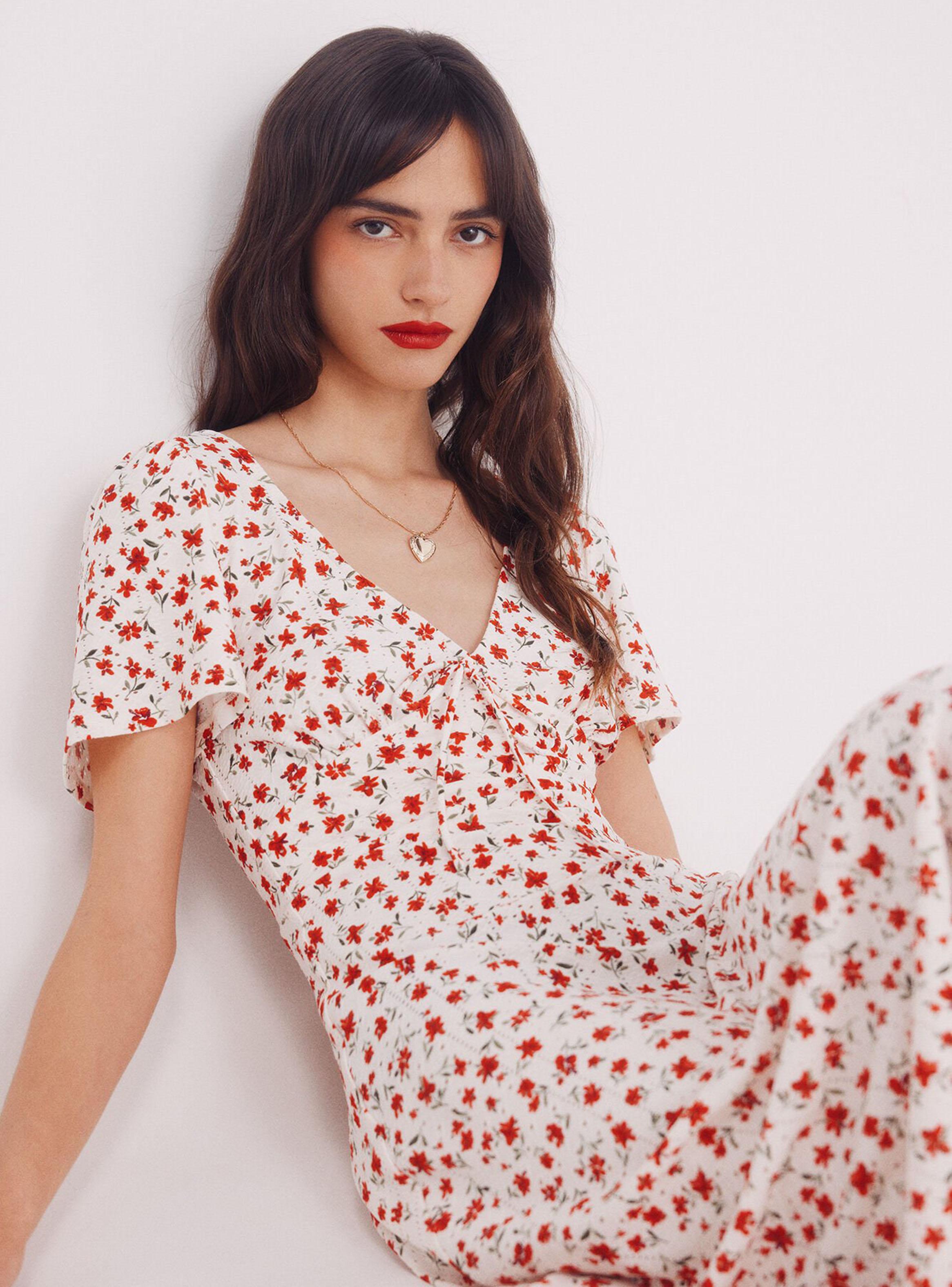 Vestido Midi Estampado Florecitas-3