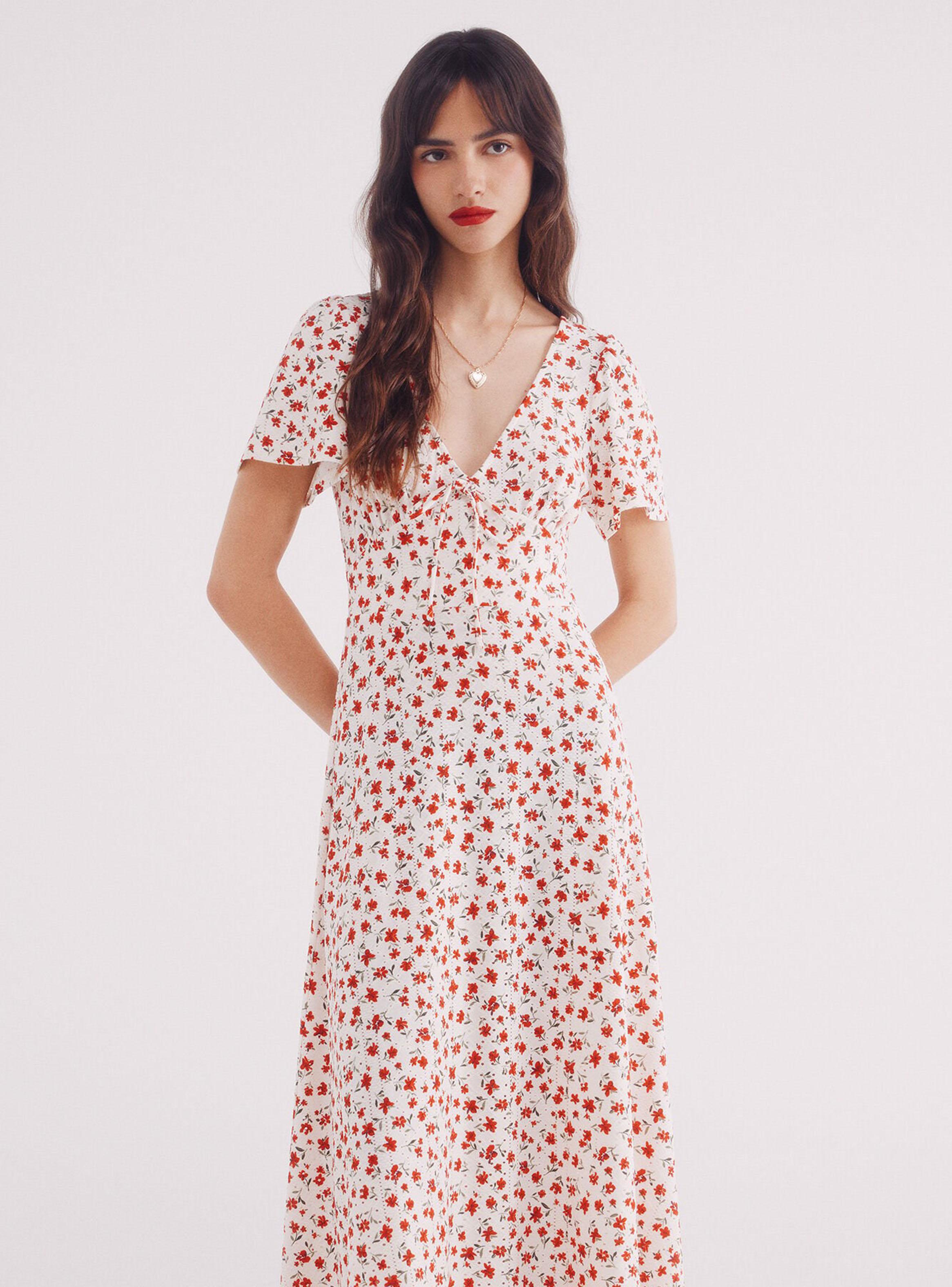 Vestido Midi Estampado Florecitas-2