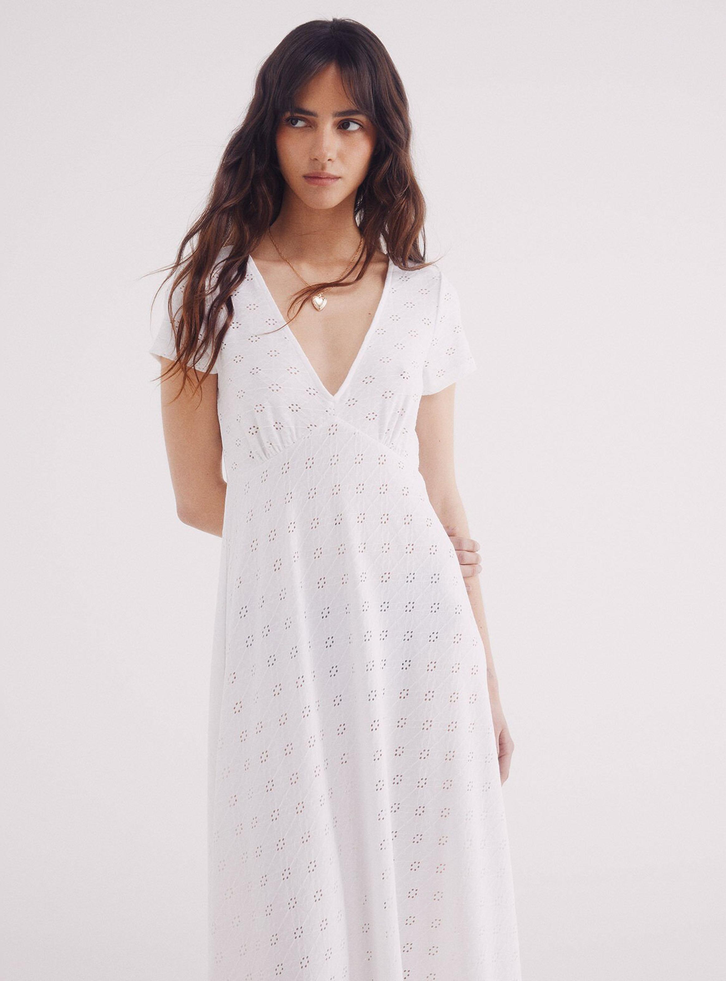 Vestido Midi Bordado Suizo-2