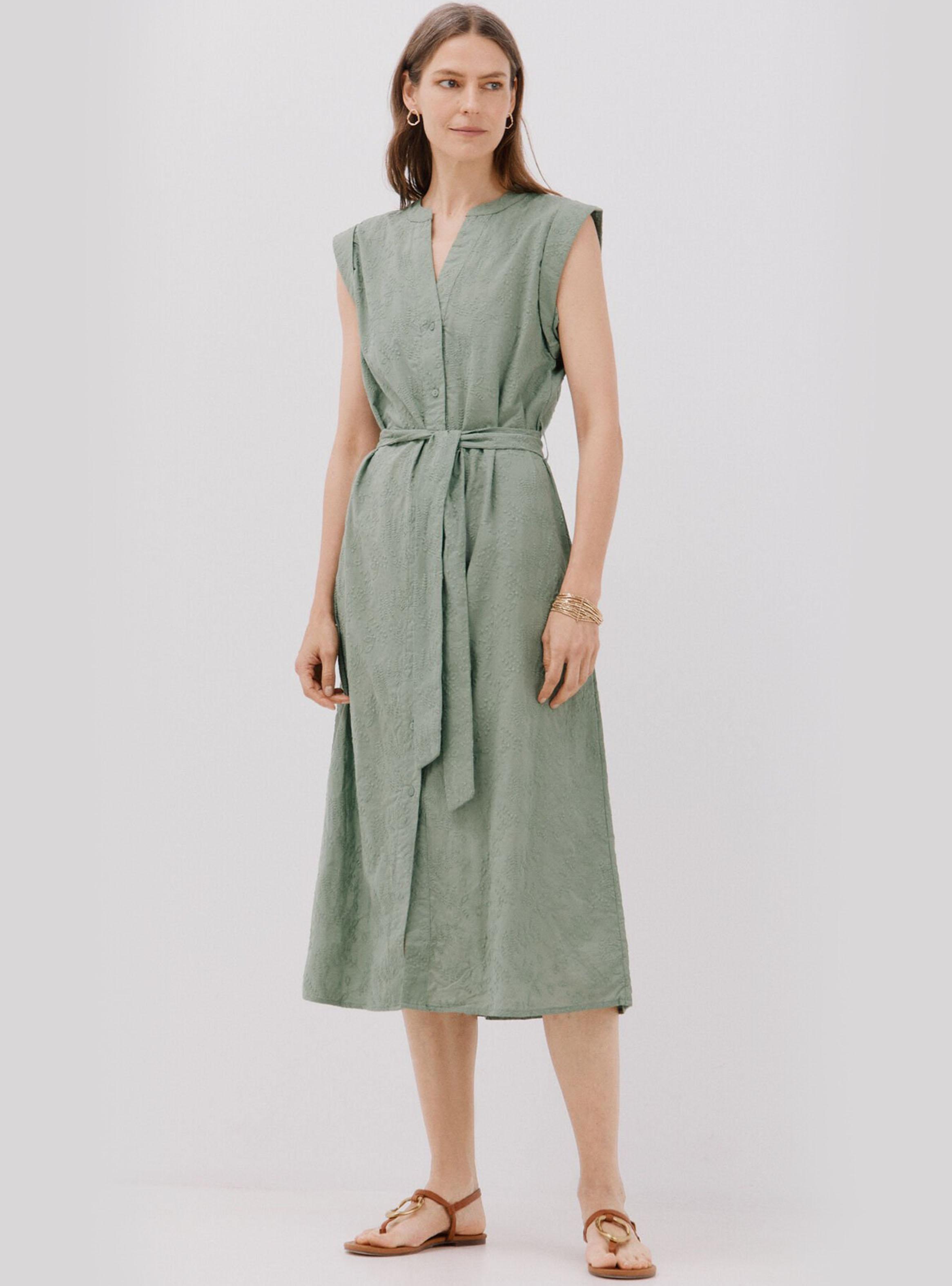 Vestido Bordado al Tono-2