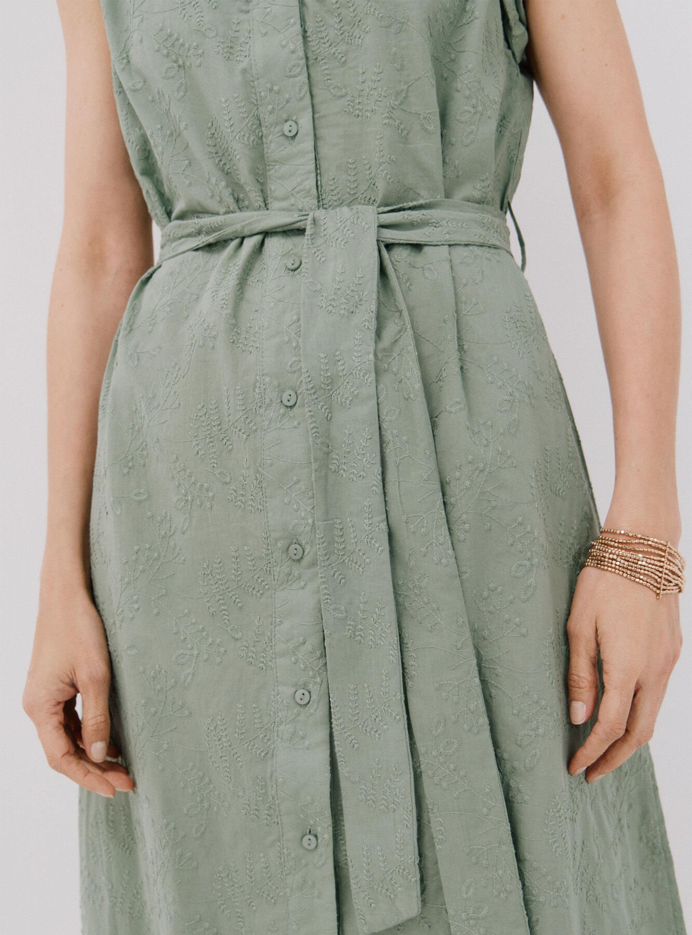 Vestido Bordado al Tono-4