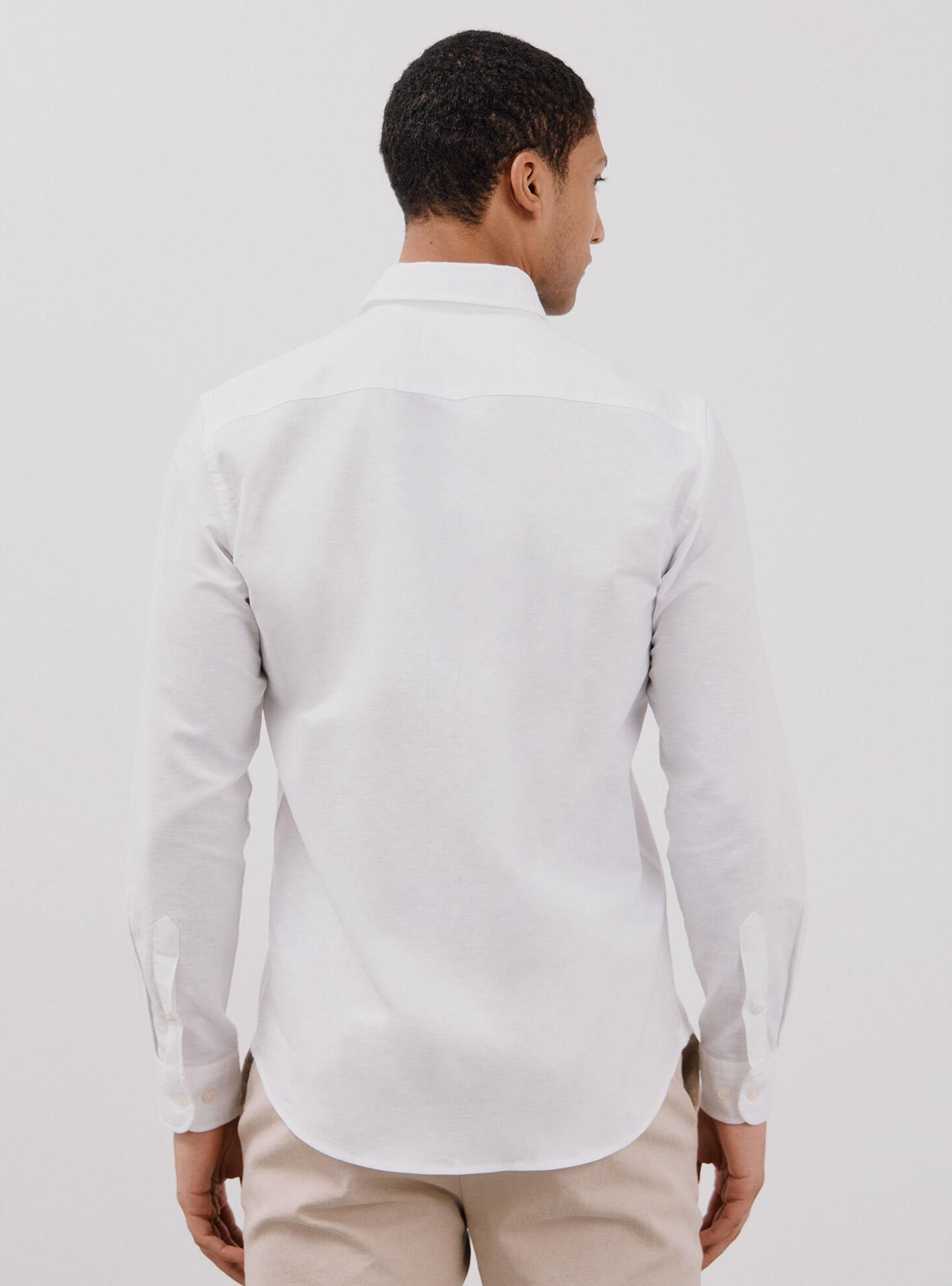 Camisa Lino Algodón Liso-1