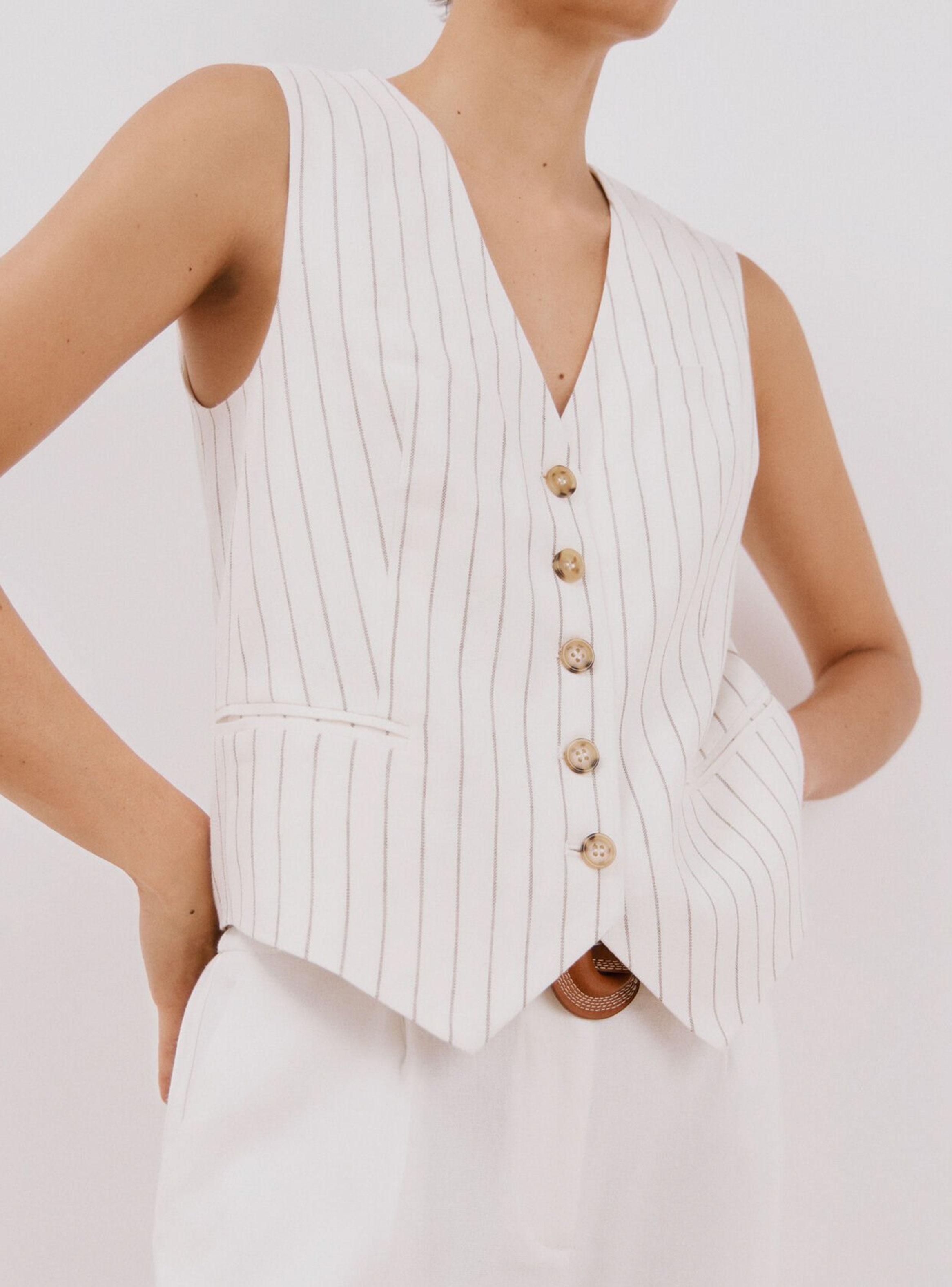 Blazer Larga con Lino-2
