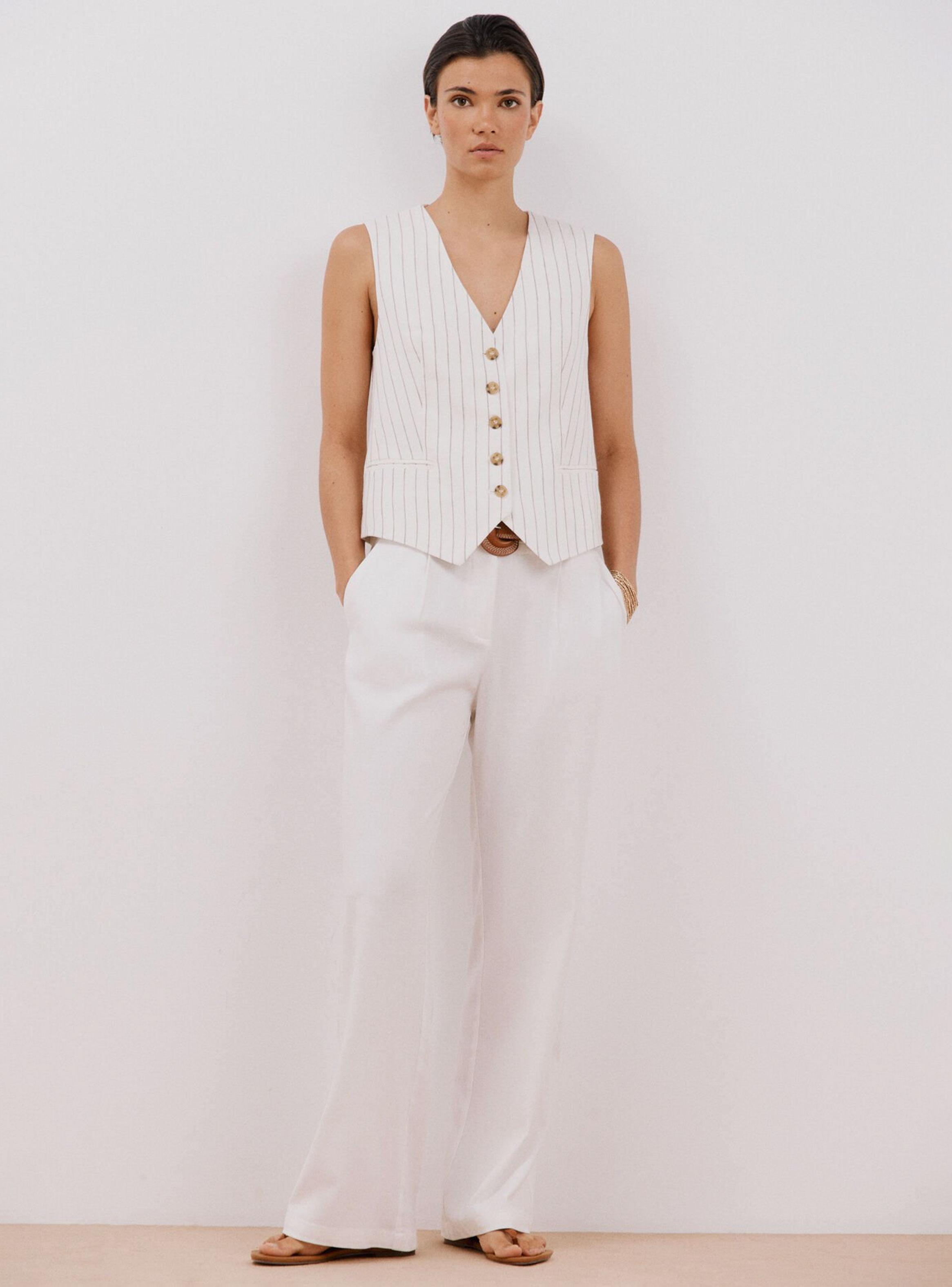 Blazer Larga con Lino-3