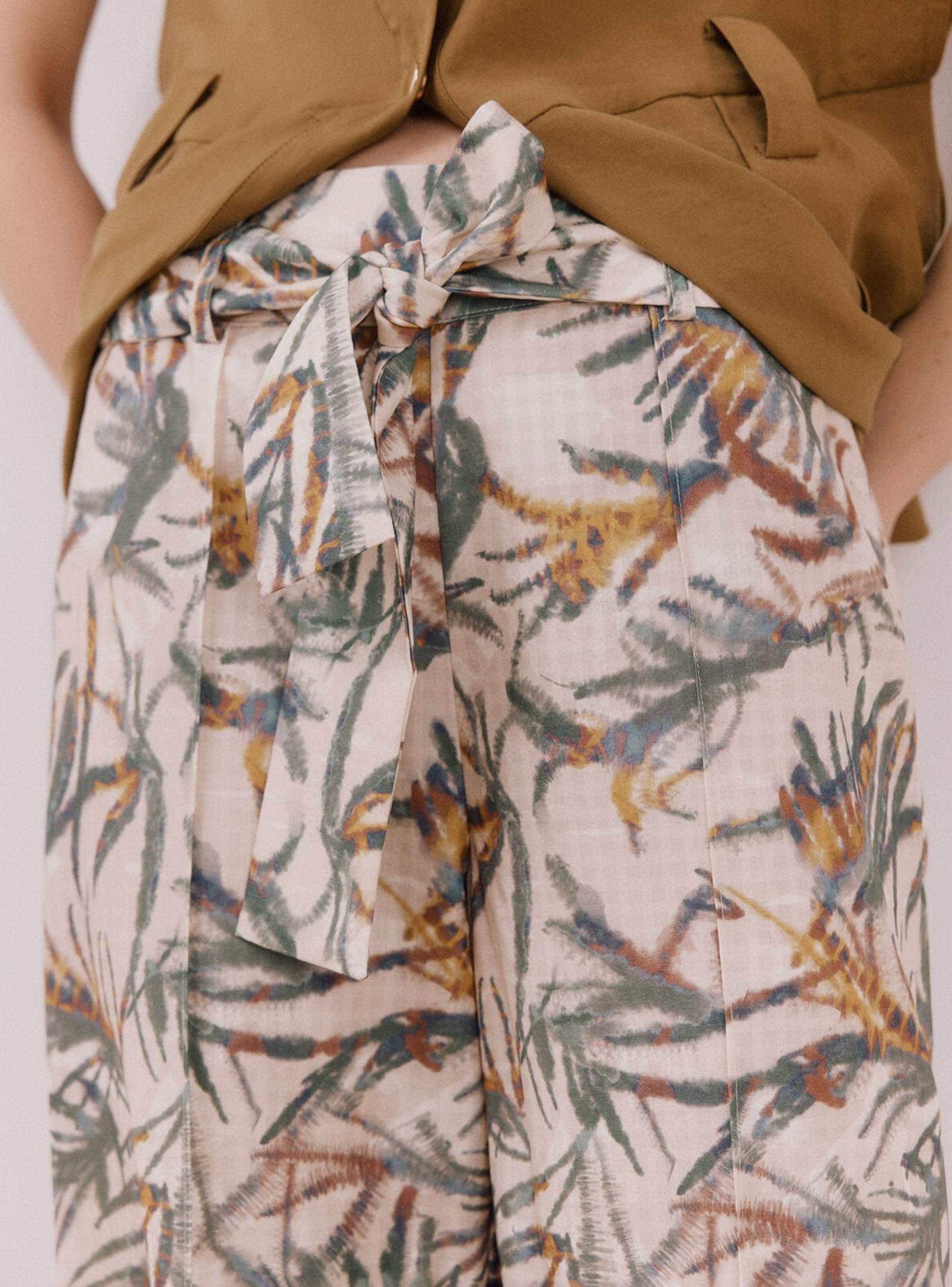 Pantalón Fluído Estampado-2