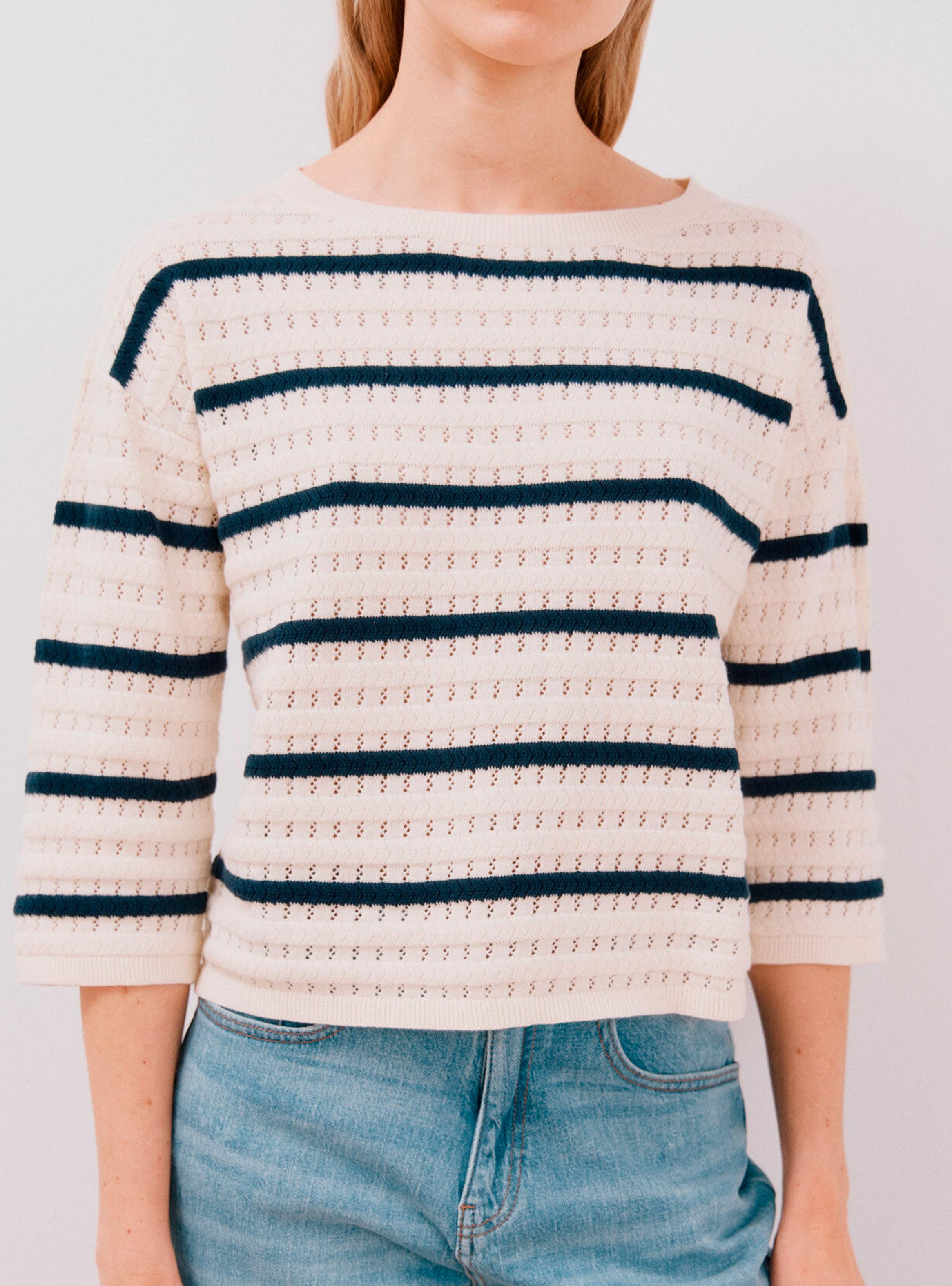 Sweater Rayas Bicolor-3