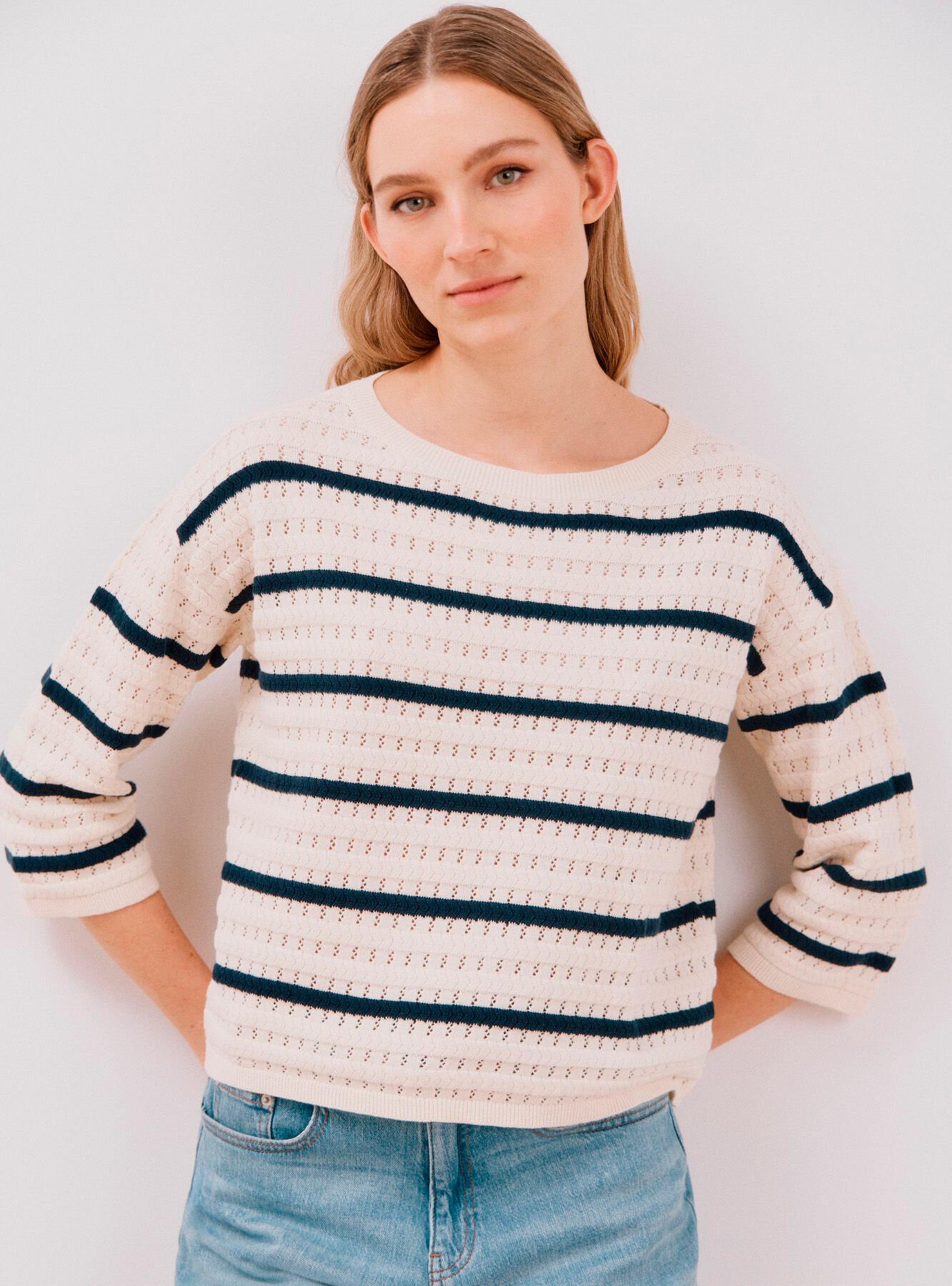 Sweater Rayas Bicolor-2