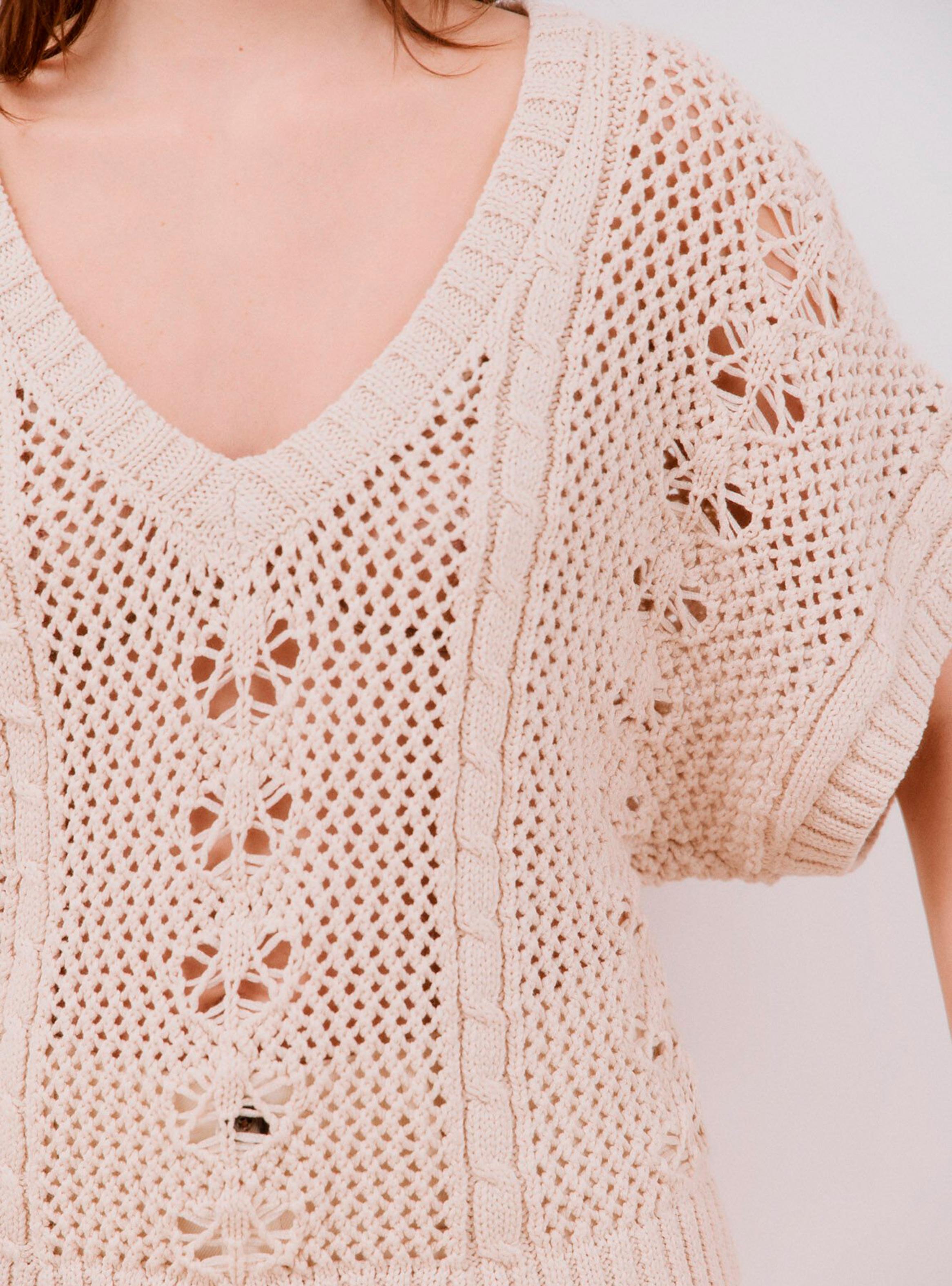 Sweater Punto Calado-3