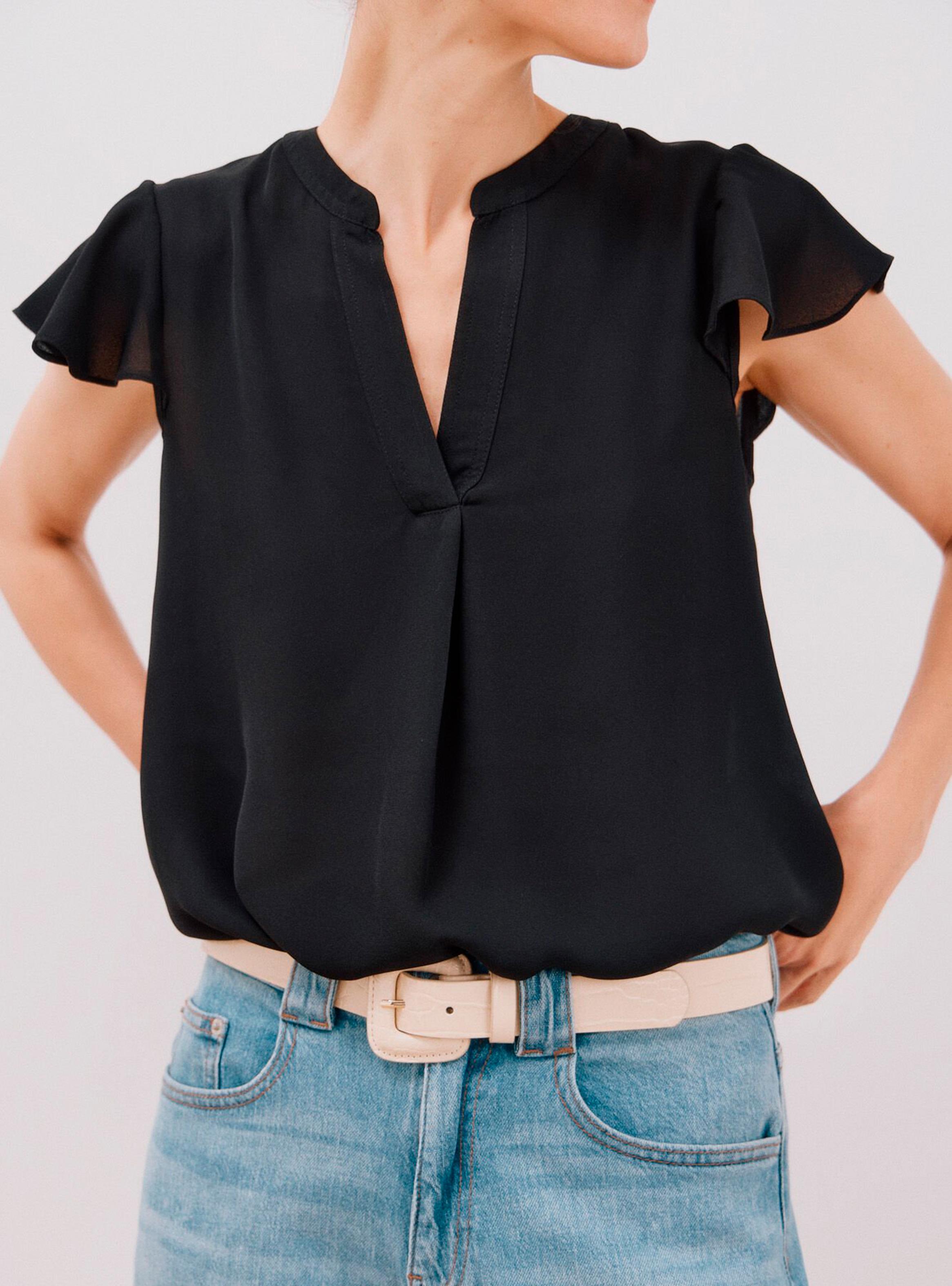 Blusa Manga Volante-0
