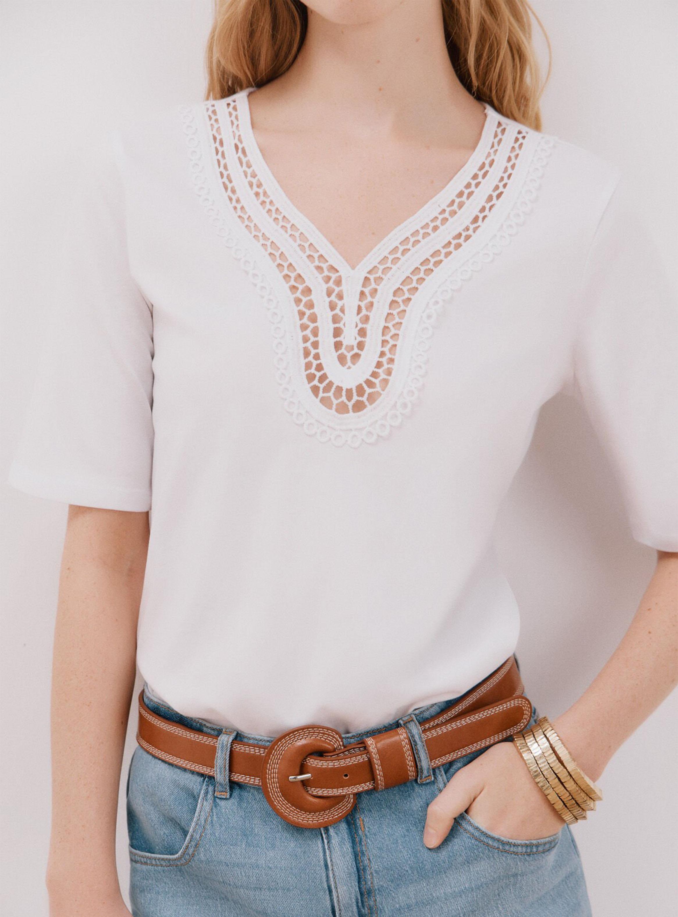 Polera Escote Pasamanería-2