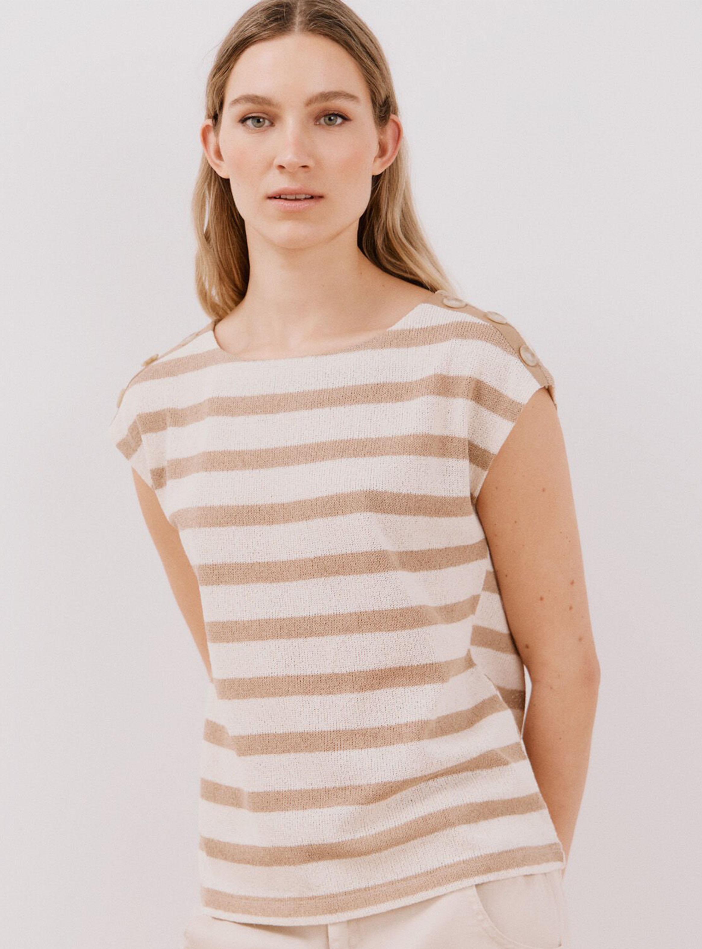 Polera Textura Rayas-2