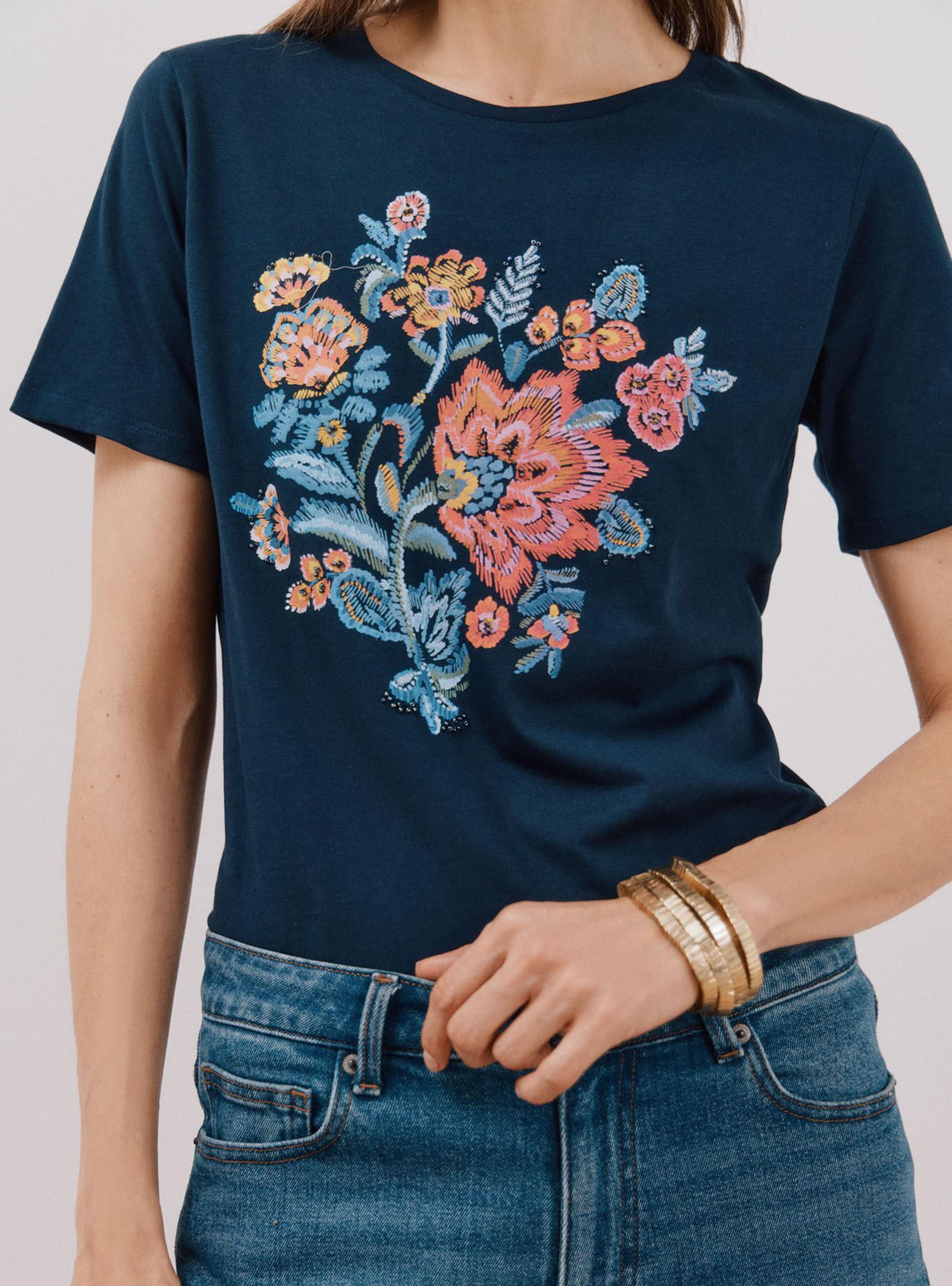 Polera Estampado Floral Posicional-4