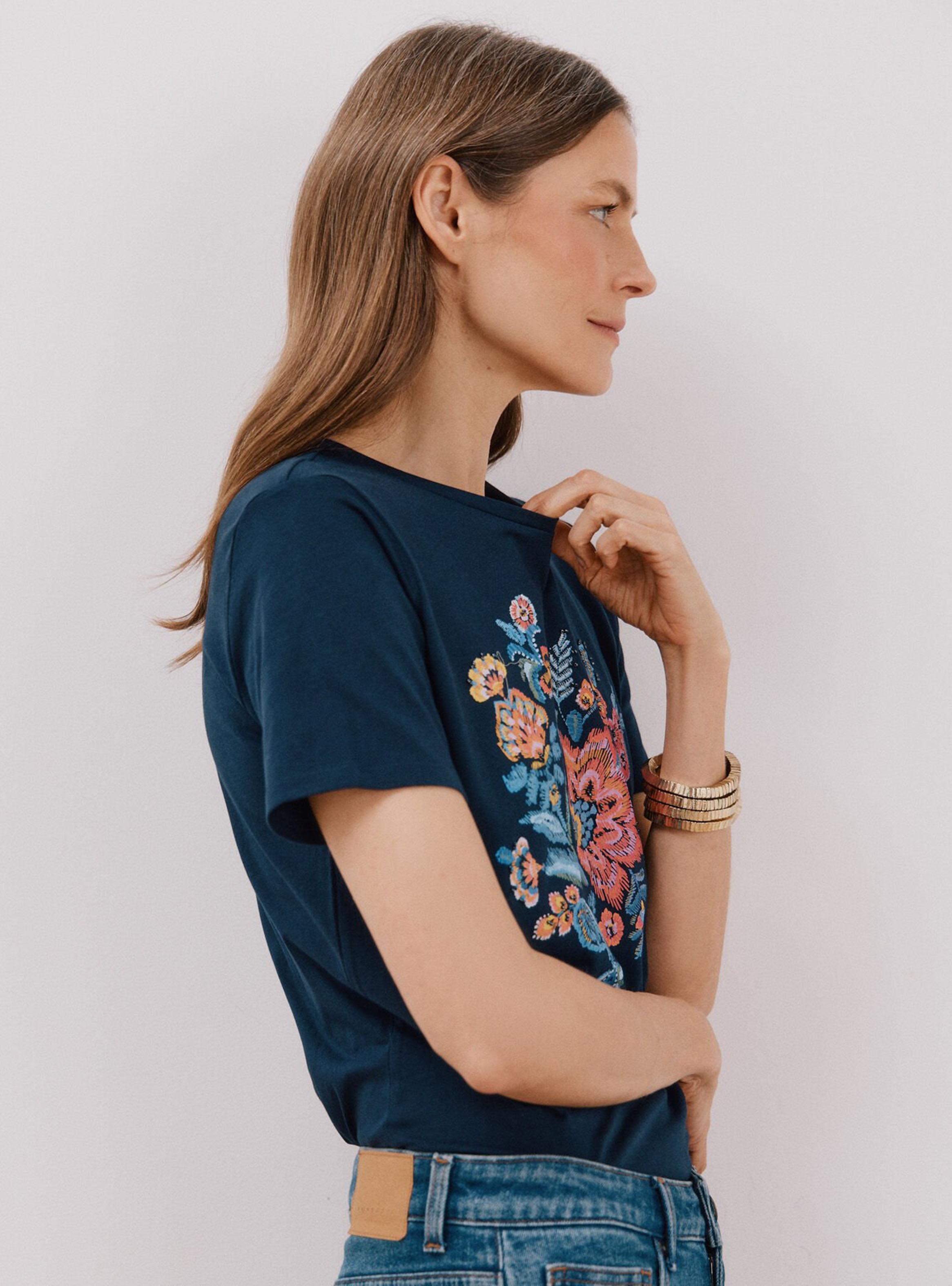 Polera Estampado Floral Posicional-2