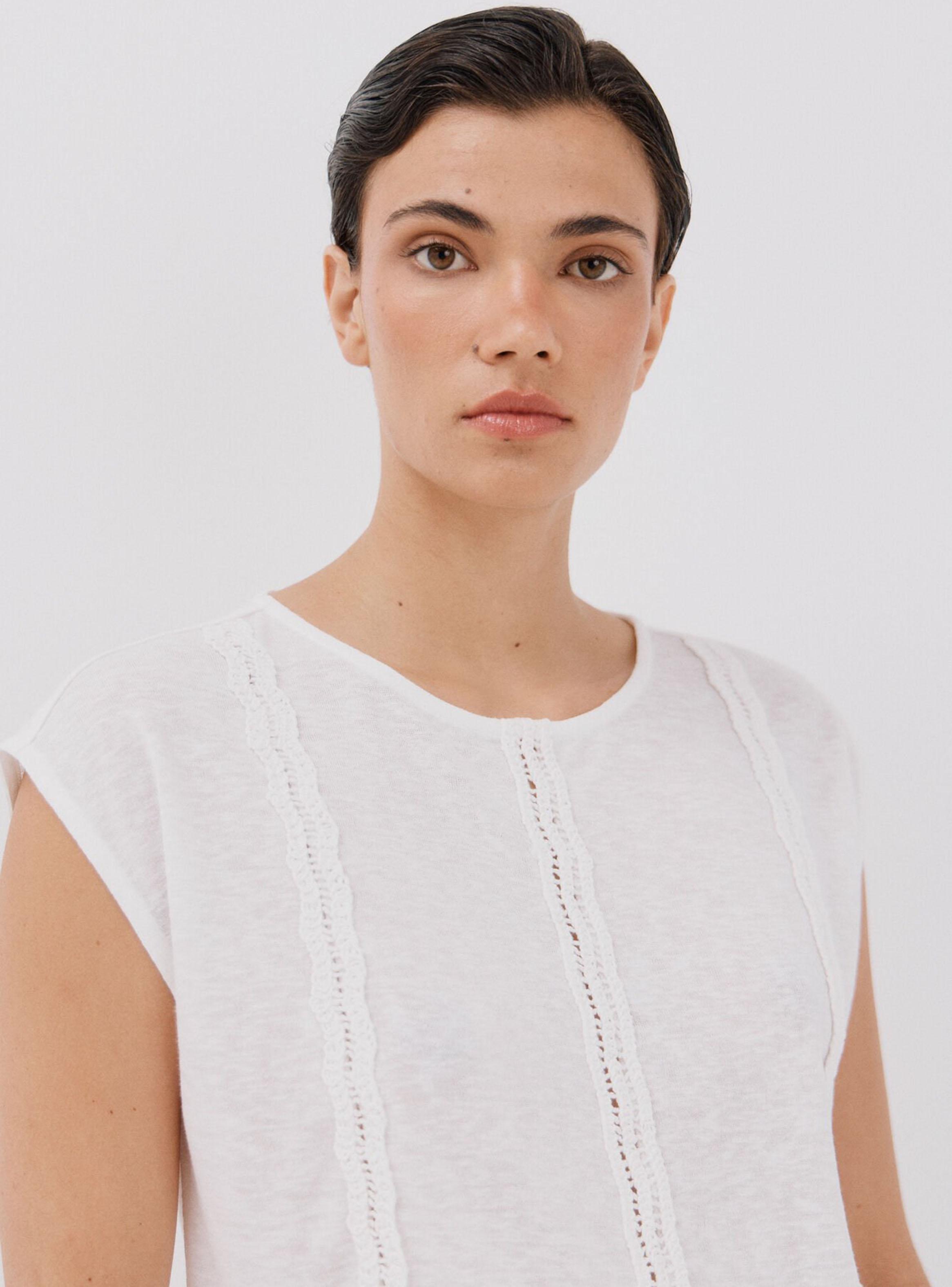 Polera Combinada Crochet Color-2