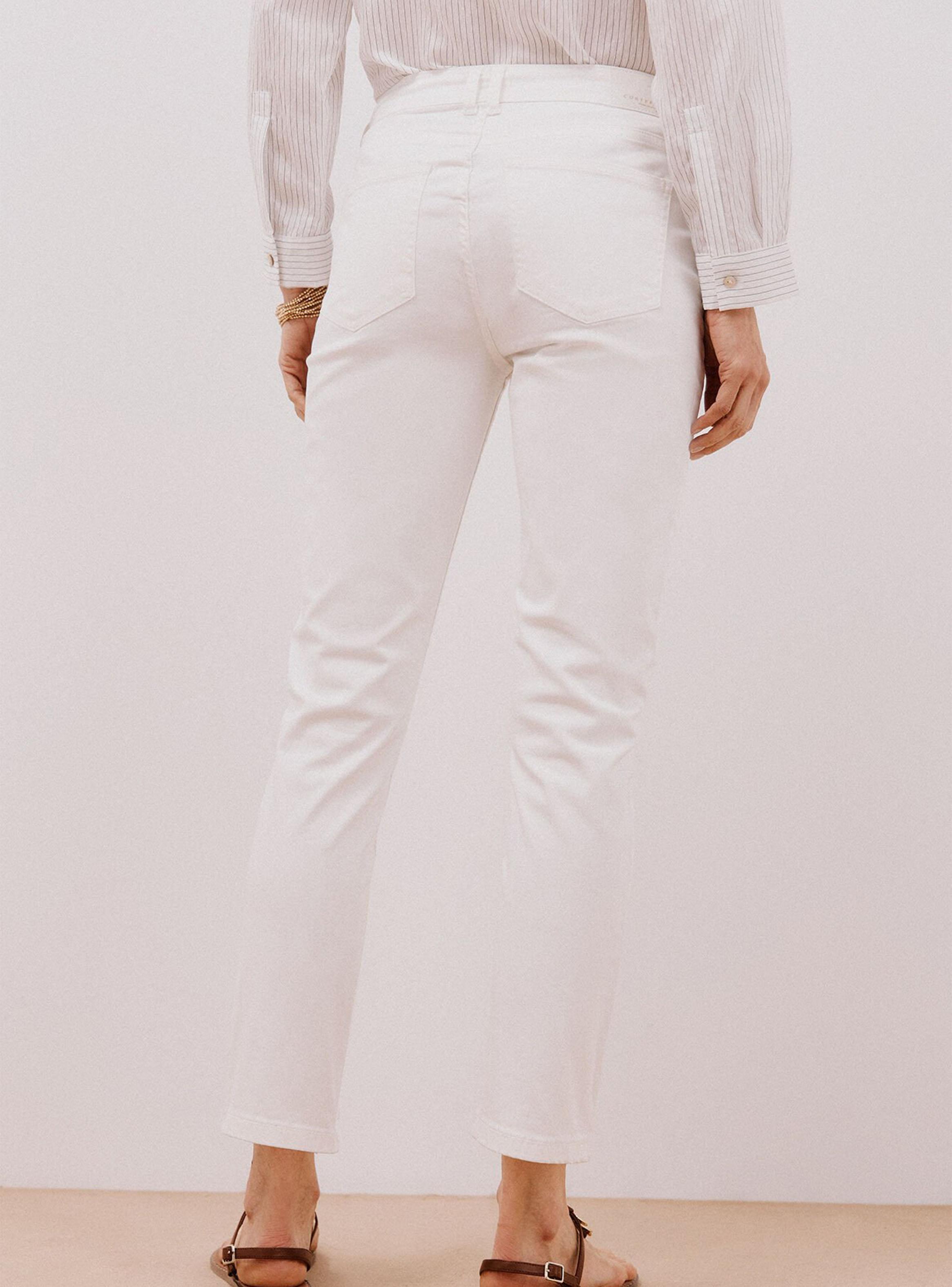 Pantalón Pitillo Crop Color-1