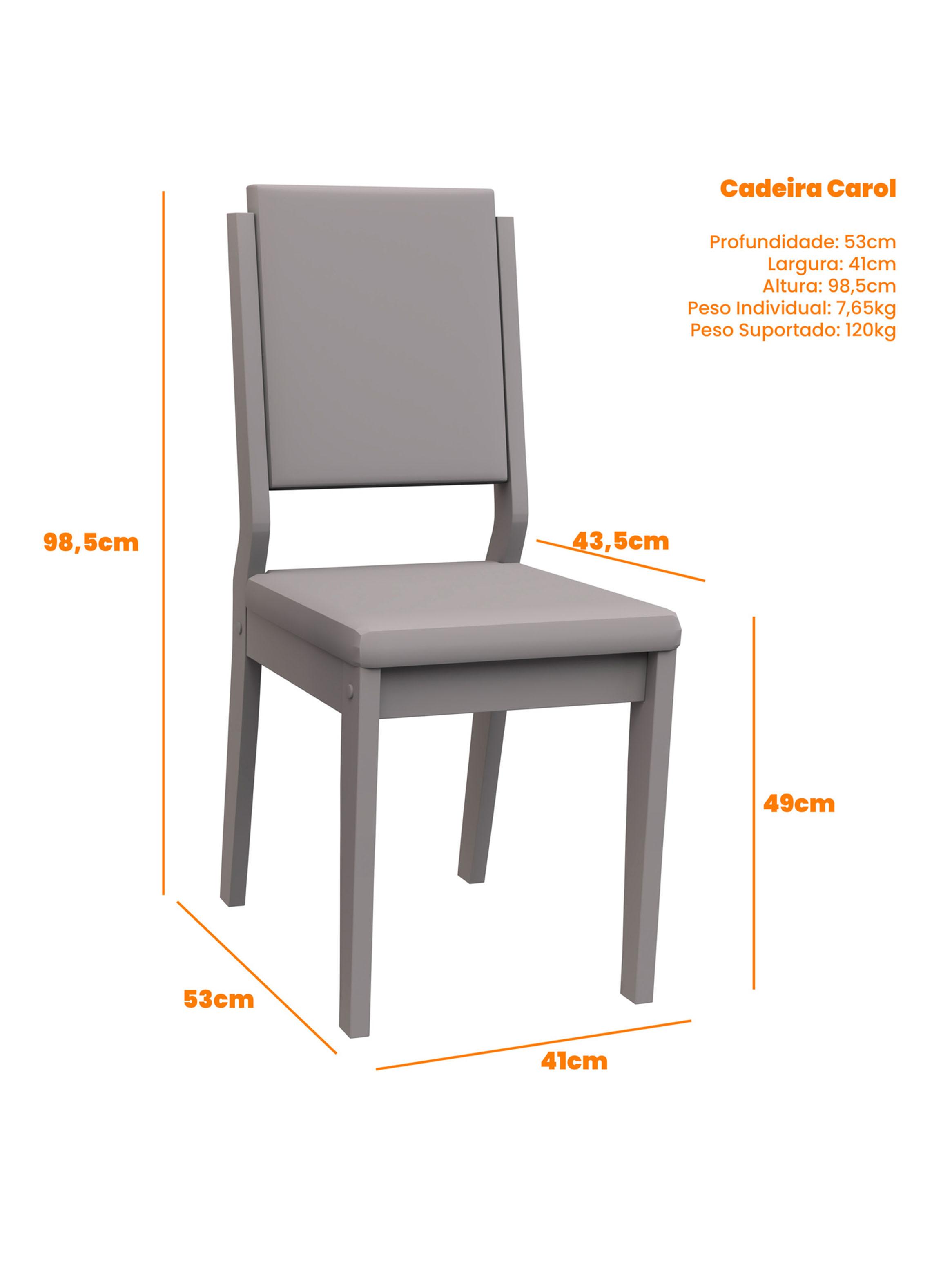 Juego de Comedor Barbi Rectangular 4 Sillas-2
