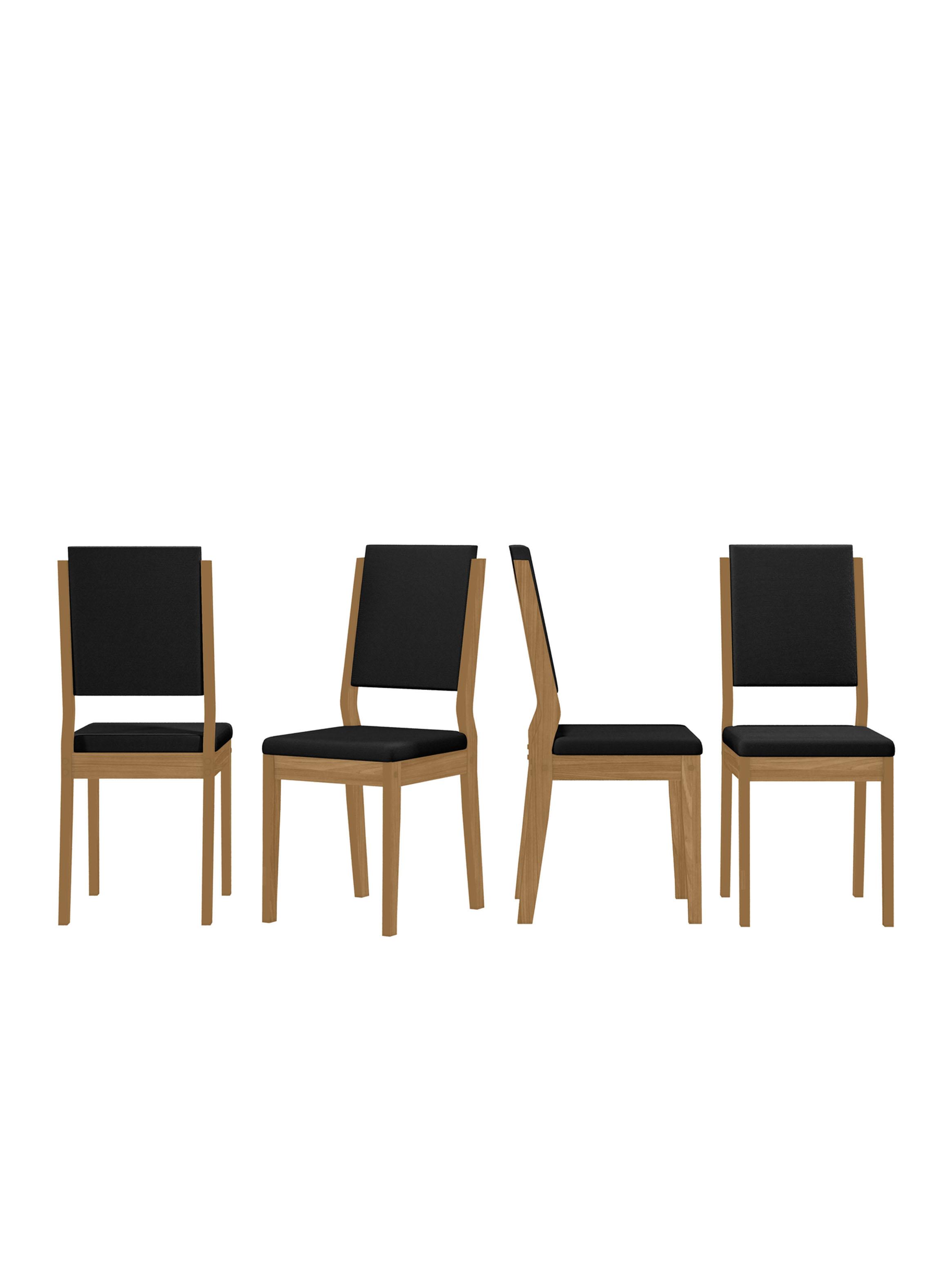 Juego de Comedor Isabel Redonda 4 Sillas-3