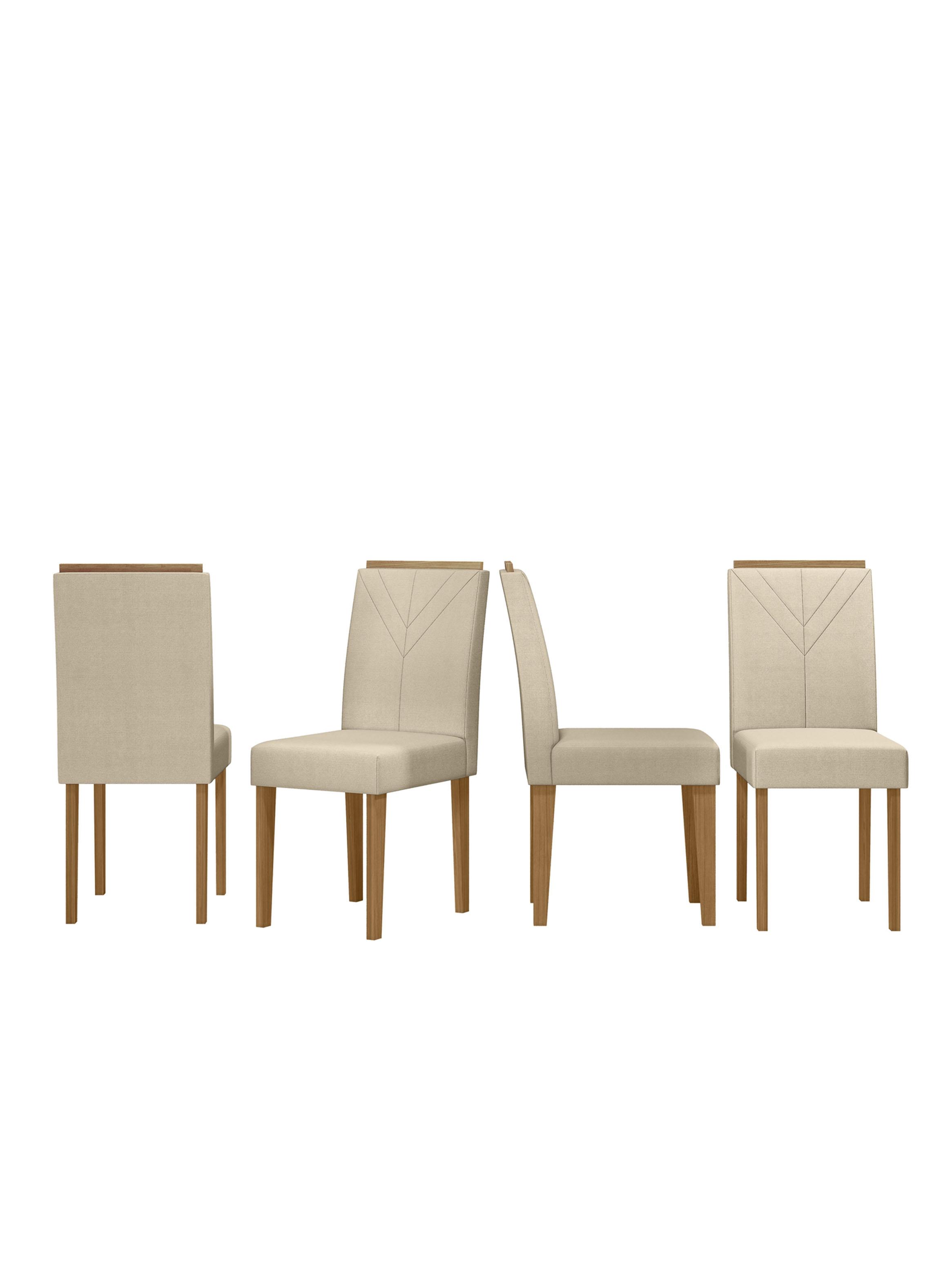 Juego de Comedor Isadora Redonda 4 Sillas-3