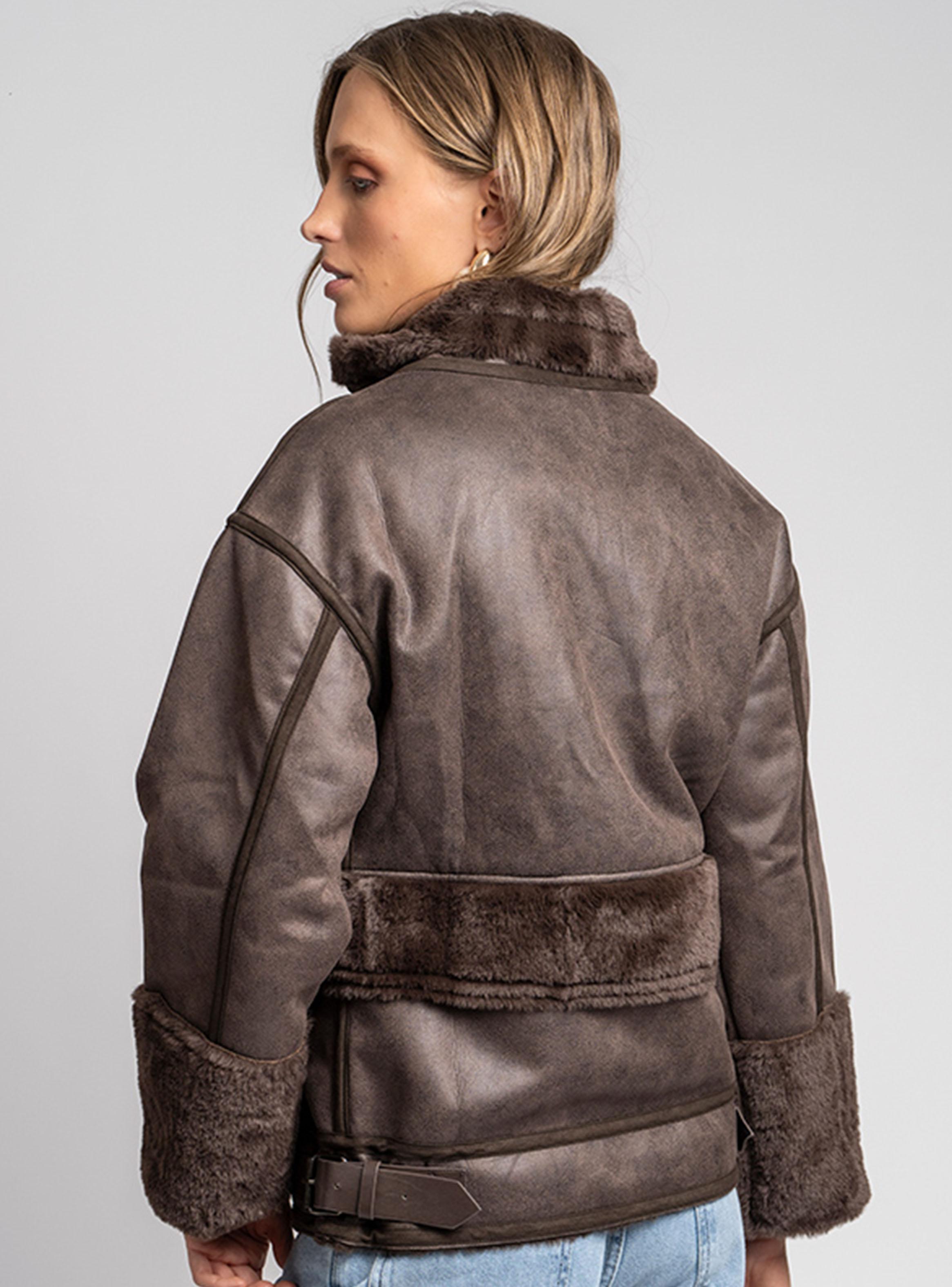 Chaqueta Tita Café-1