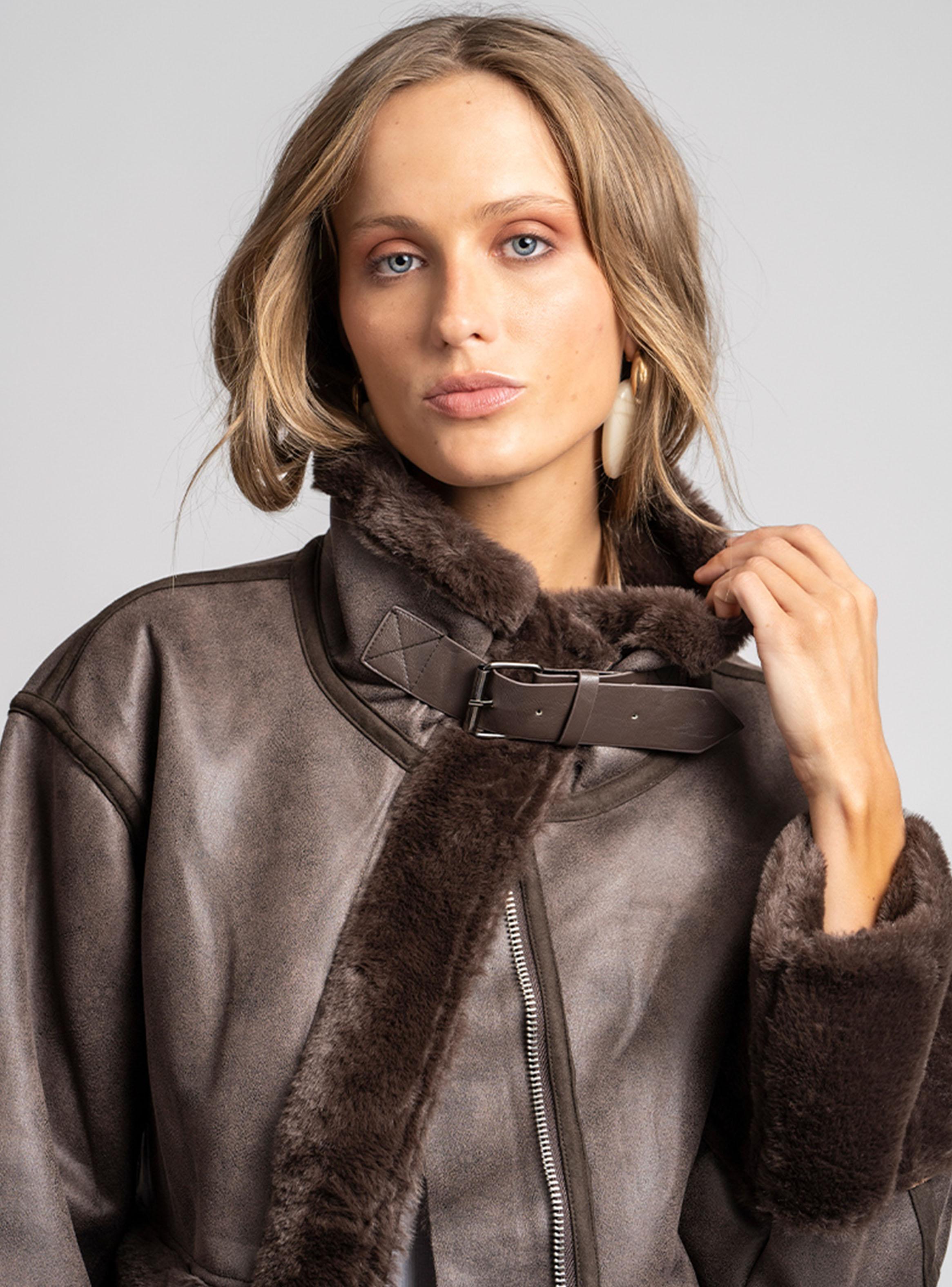 Chaqueta Tita Café-2