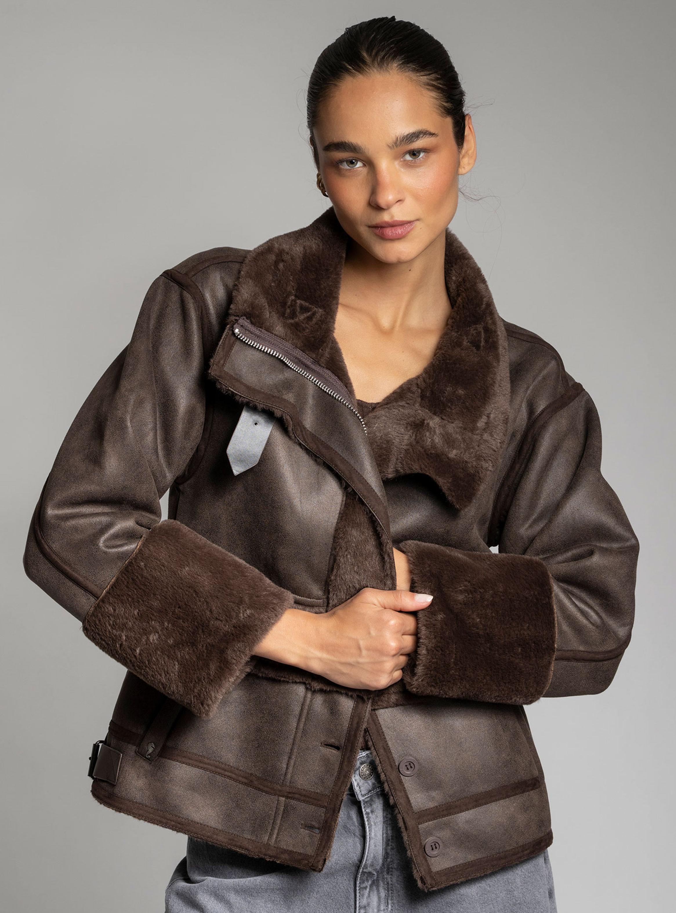 Chaqueta Tita Café-0