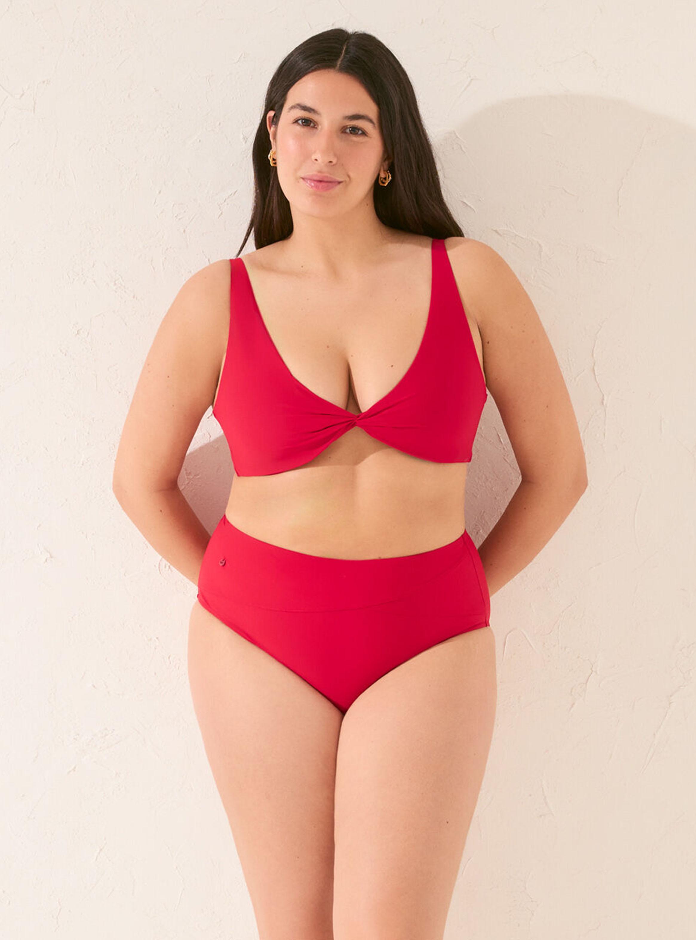 Top Bikini Halter Capacidad con Frunce-3