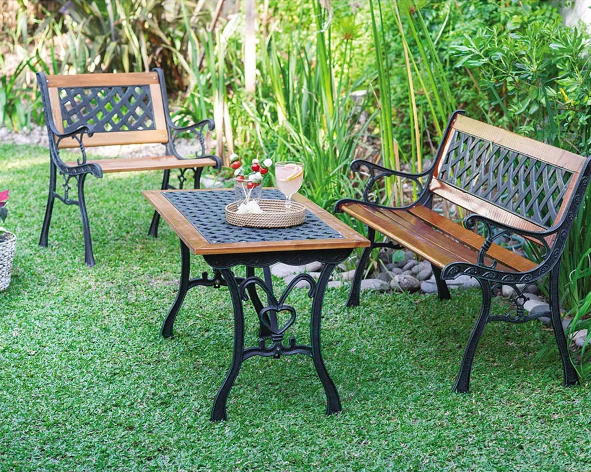 Banco 2 cuerpos Rombos Outzen-4