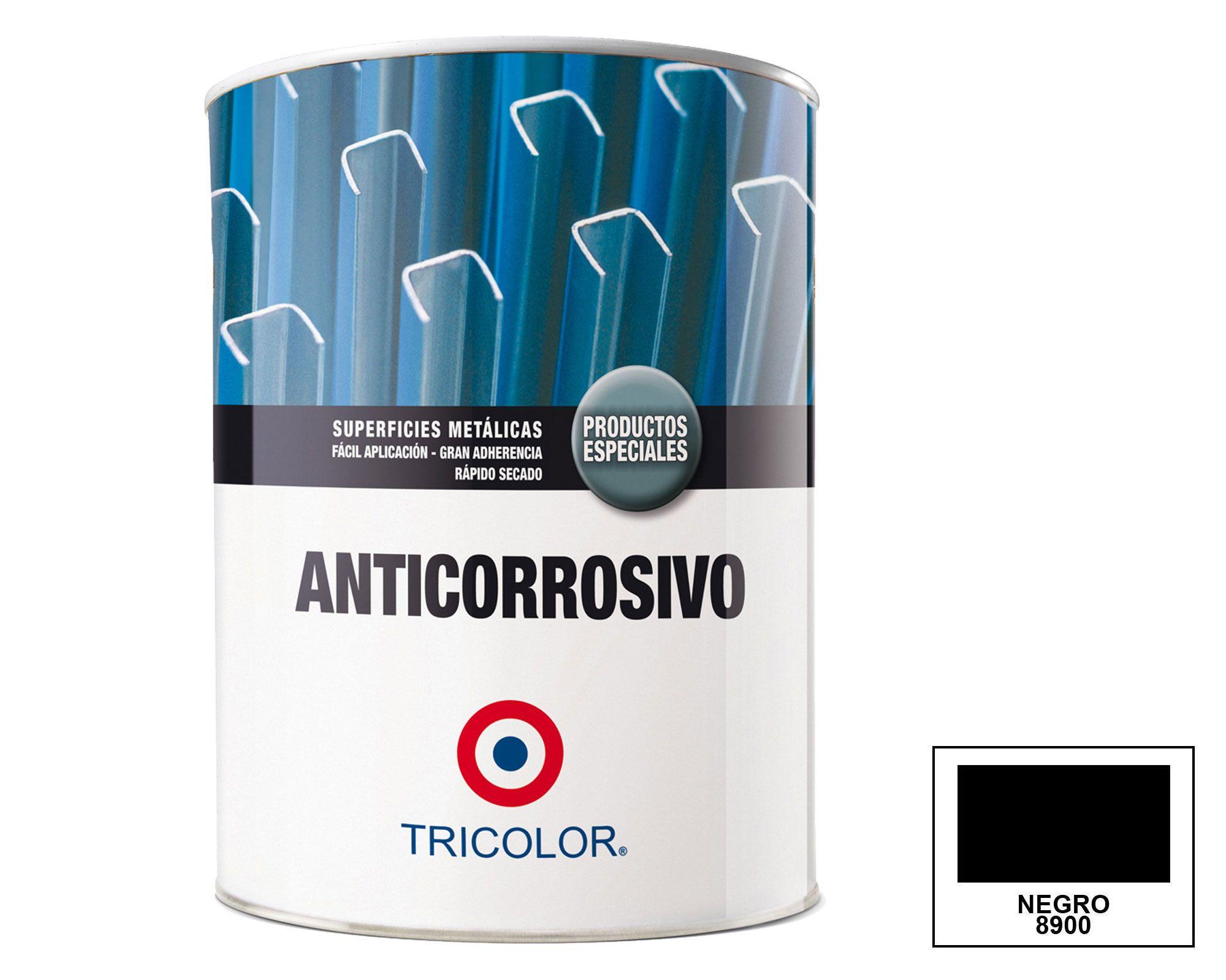 Anticorrosivo 1/4 galón negro Tricolor-0