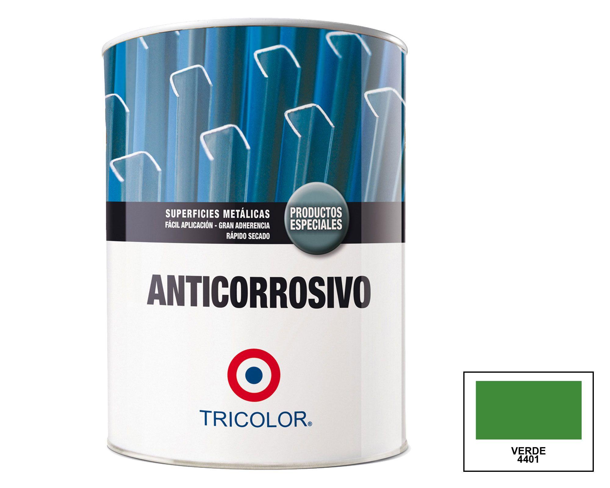 Anticorrosivo 1/4 galón verde Tricolor-0