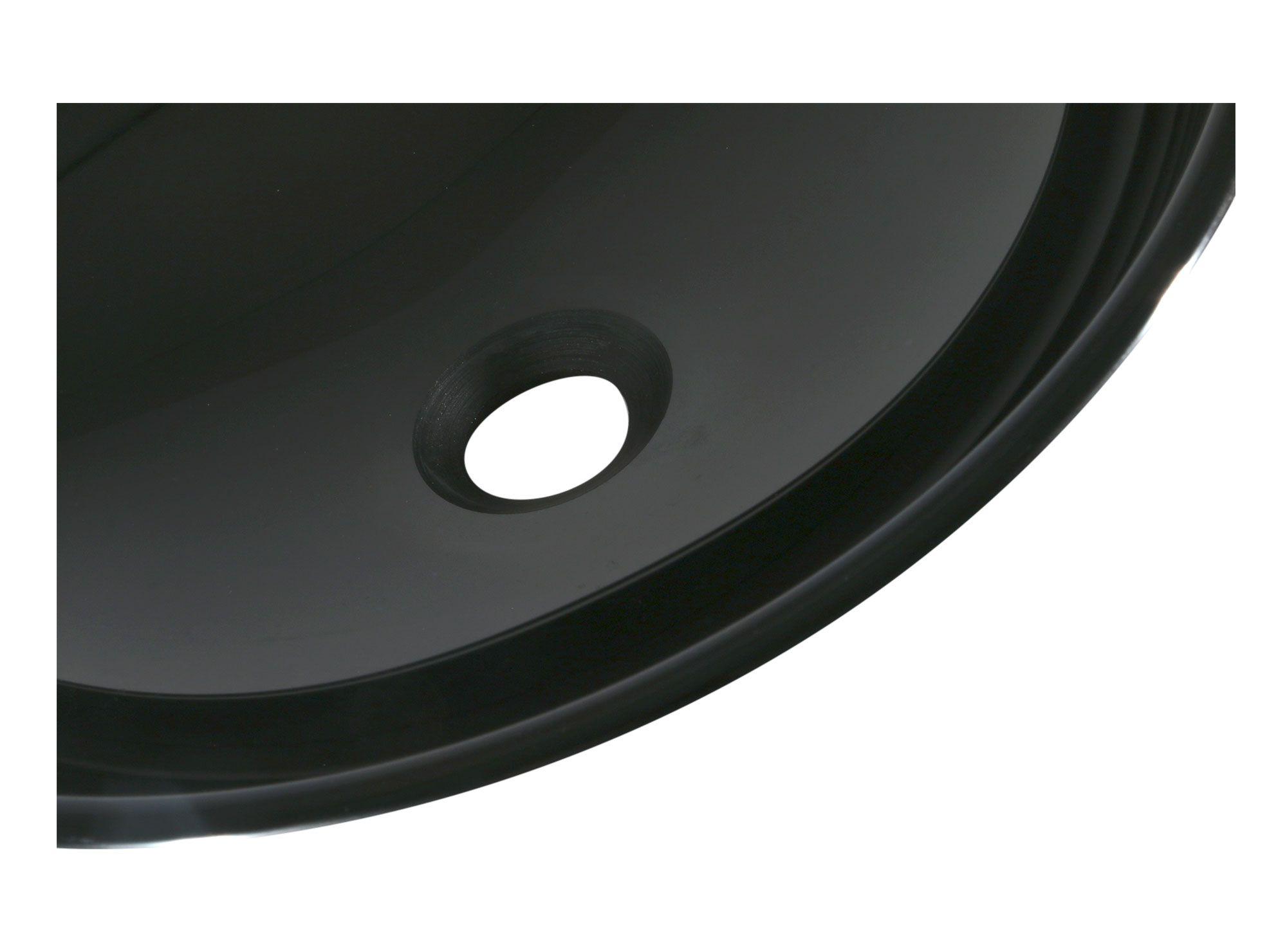 Lavamano sobreponer 42 cm negro-2