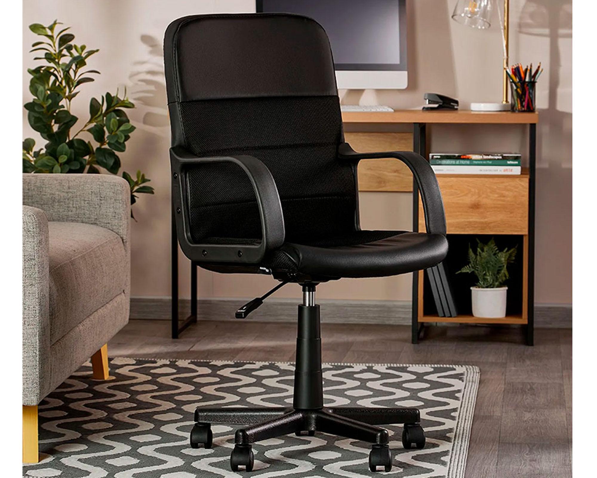 Silla de escritorio ejecutiva gas 2013 negro M+Design-5