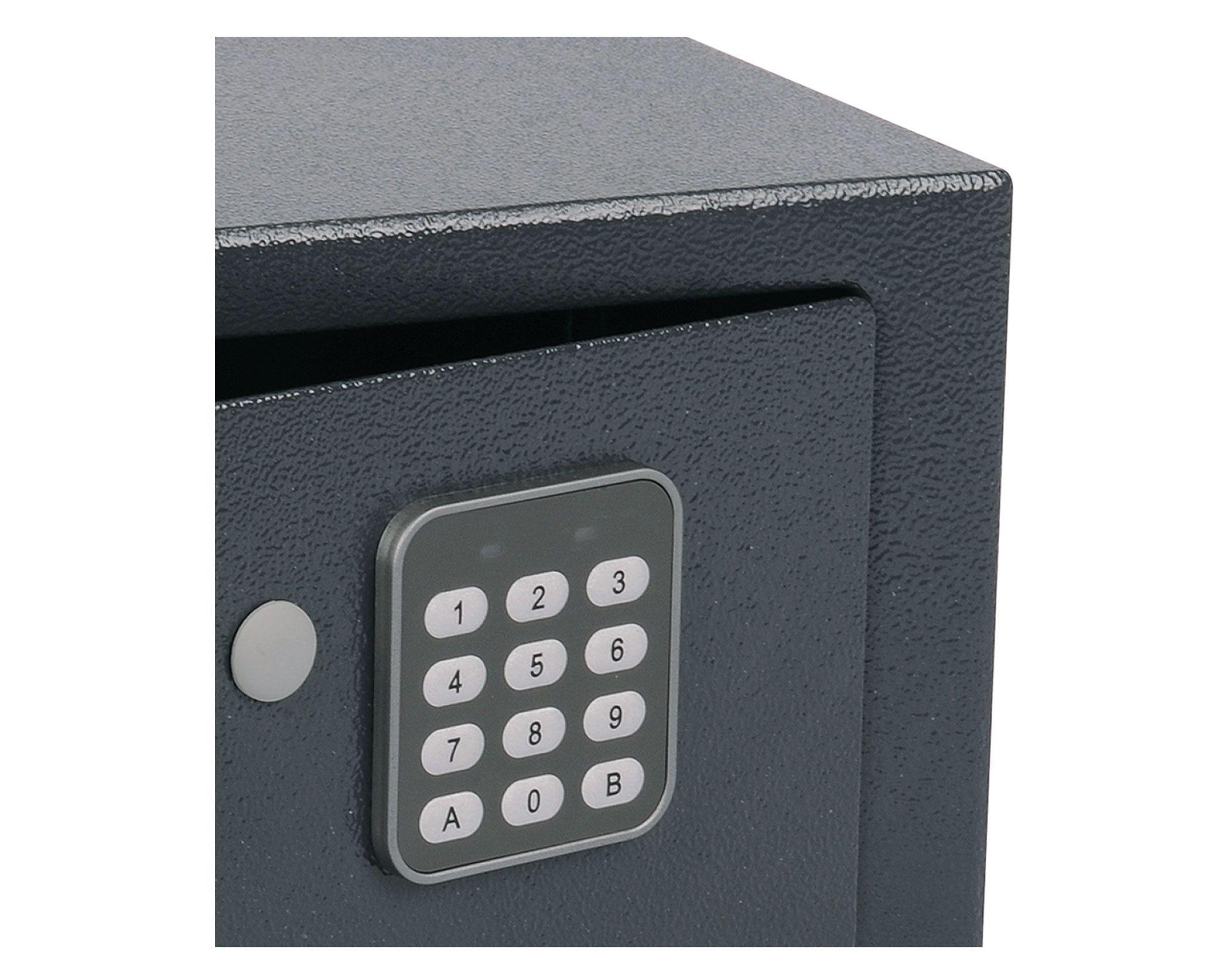 Caja fuerte 18x18x23 cm HYQHOUARN018 gris oscuro Arnik-2