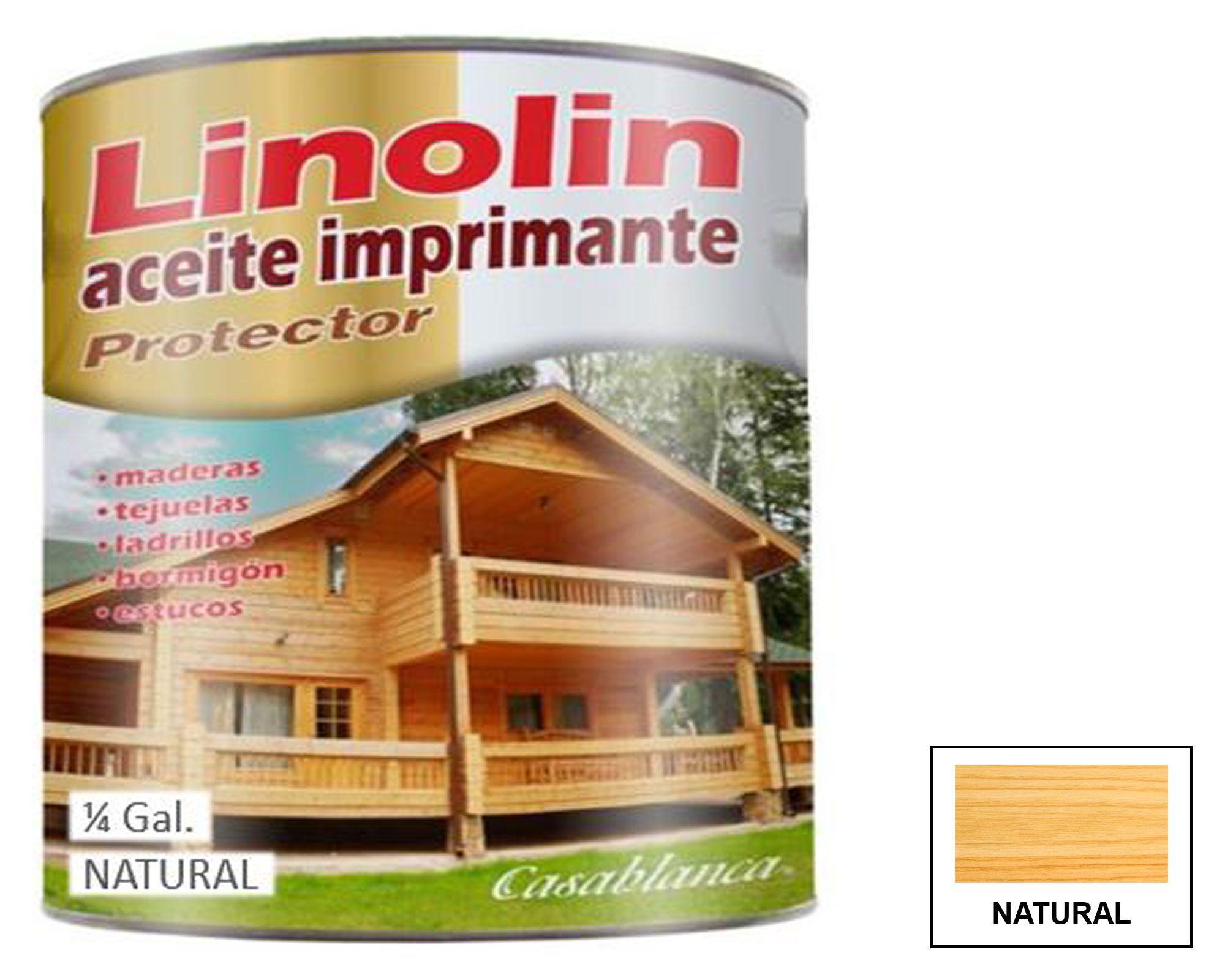 Aceite imprimante 1/4 galón café claro brillante Dynal-2