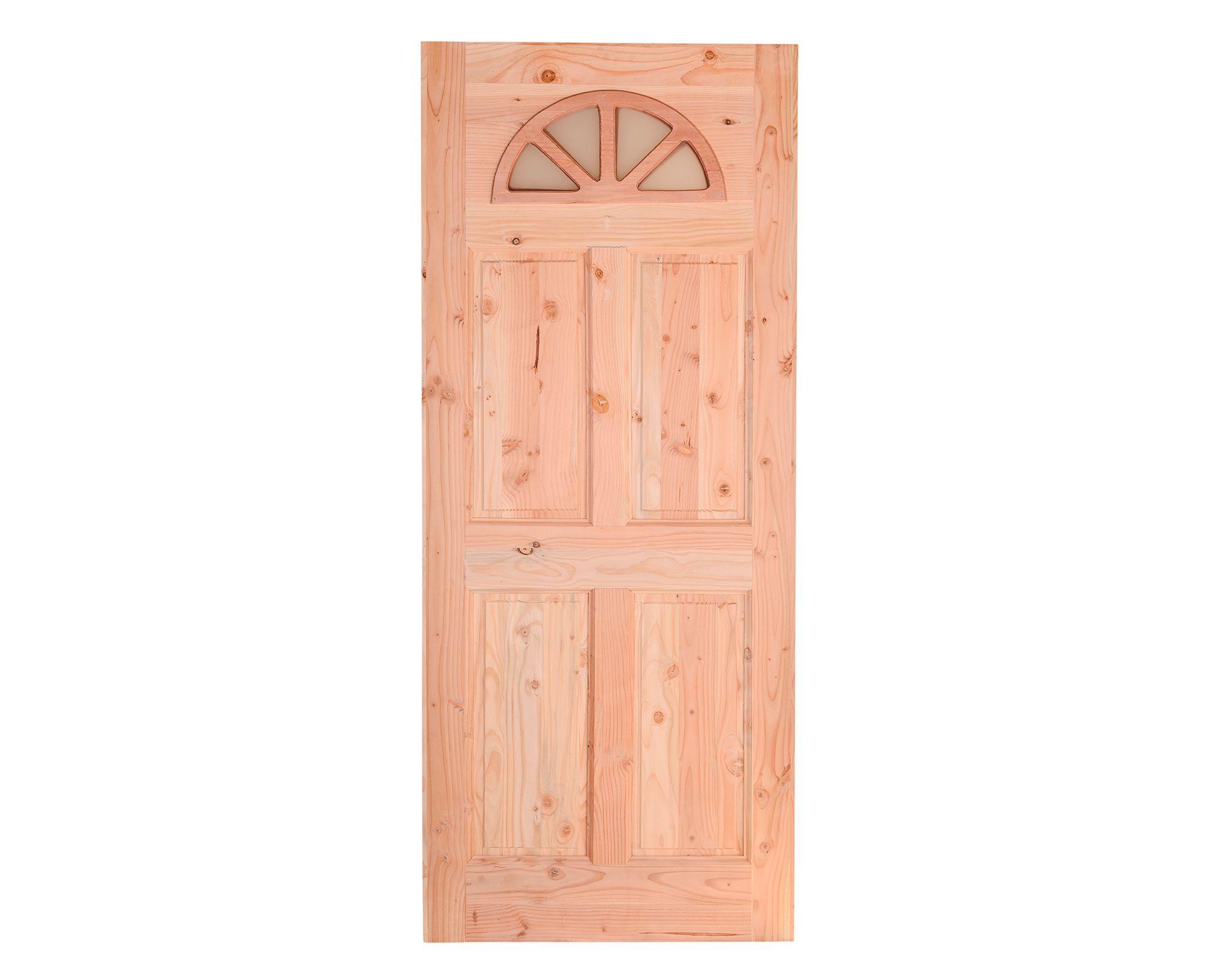 Puerta Pino Oregón Palguin 75x200 cm AFN-5
