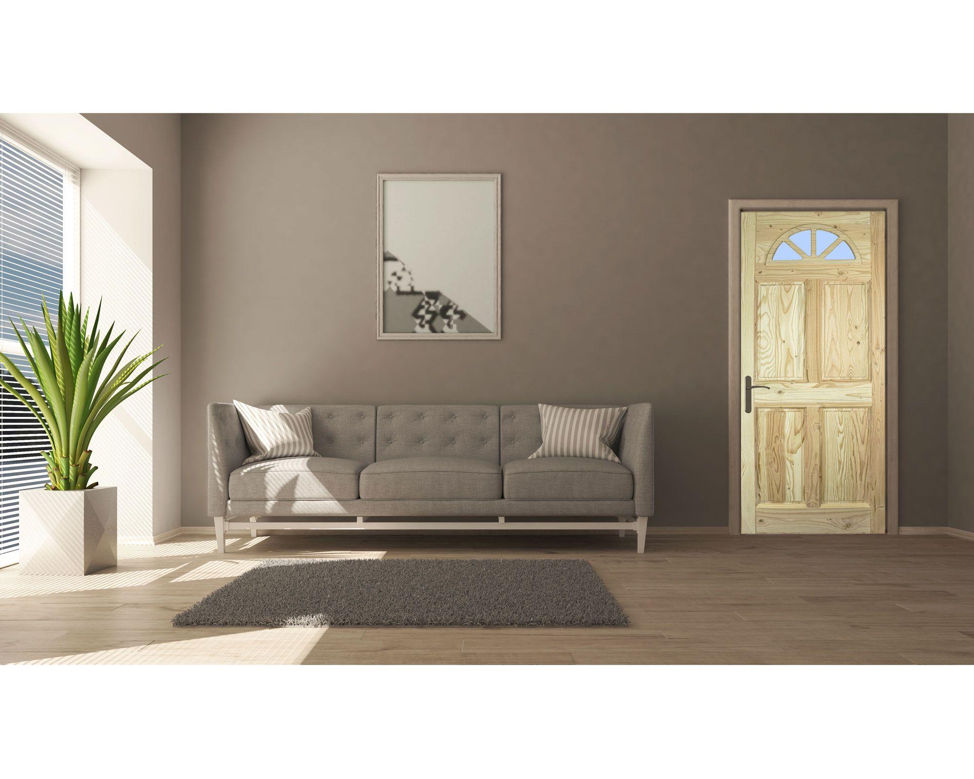 Puerta Pino Oregón Palguin 75x200 cm AFN-3