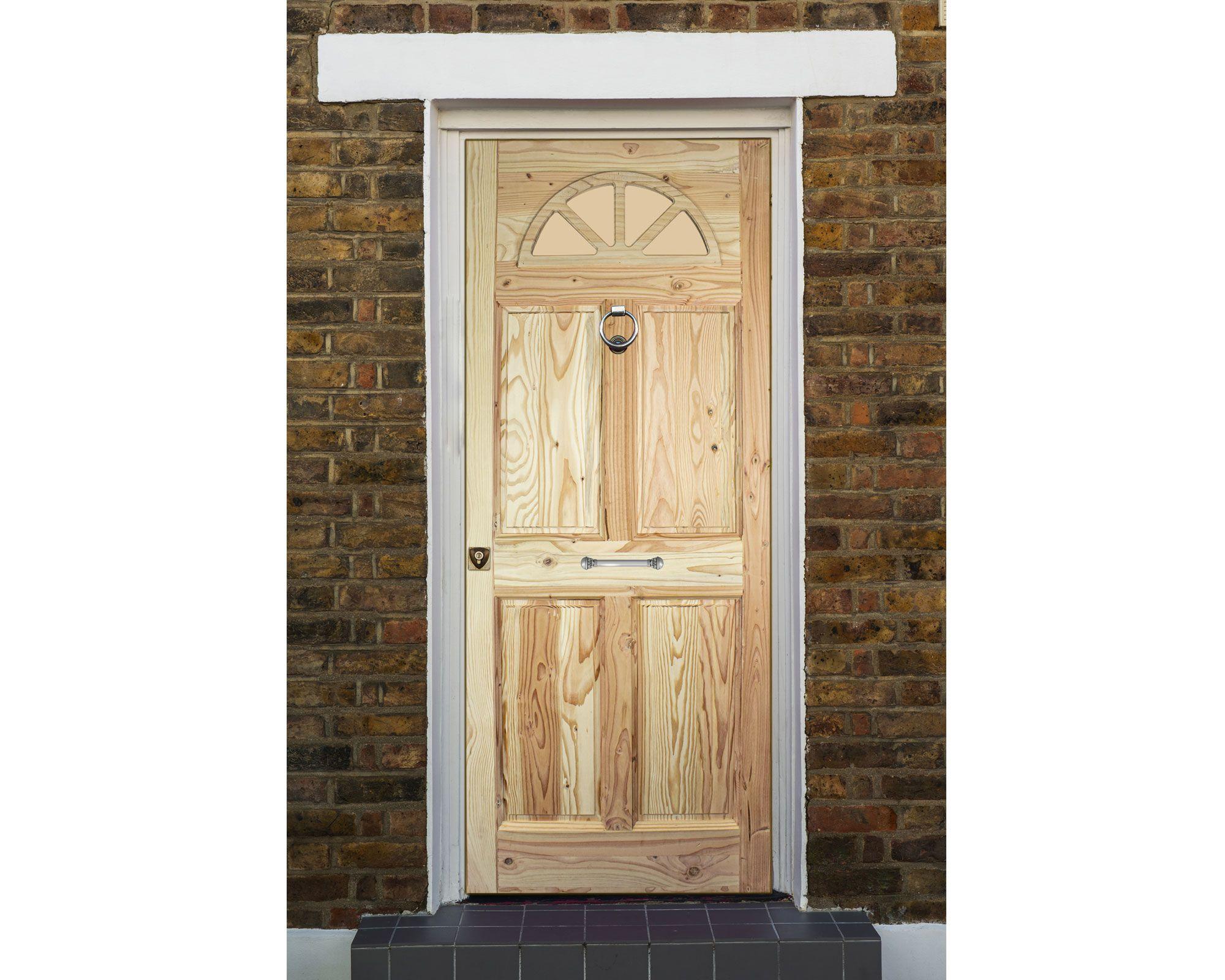 Puerta Pino Oregón Palguin 90x200 cm AFN-2